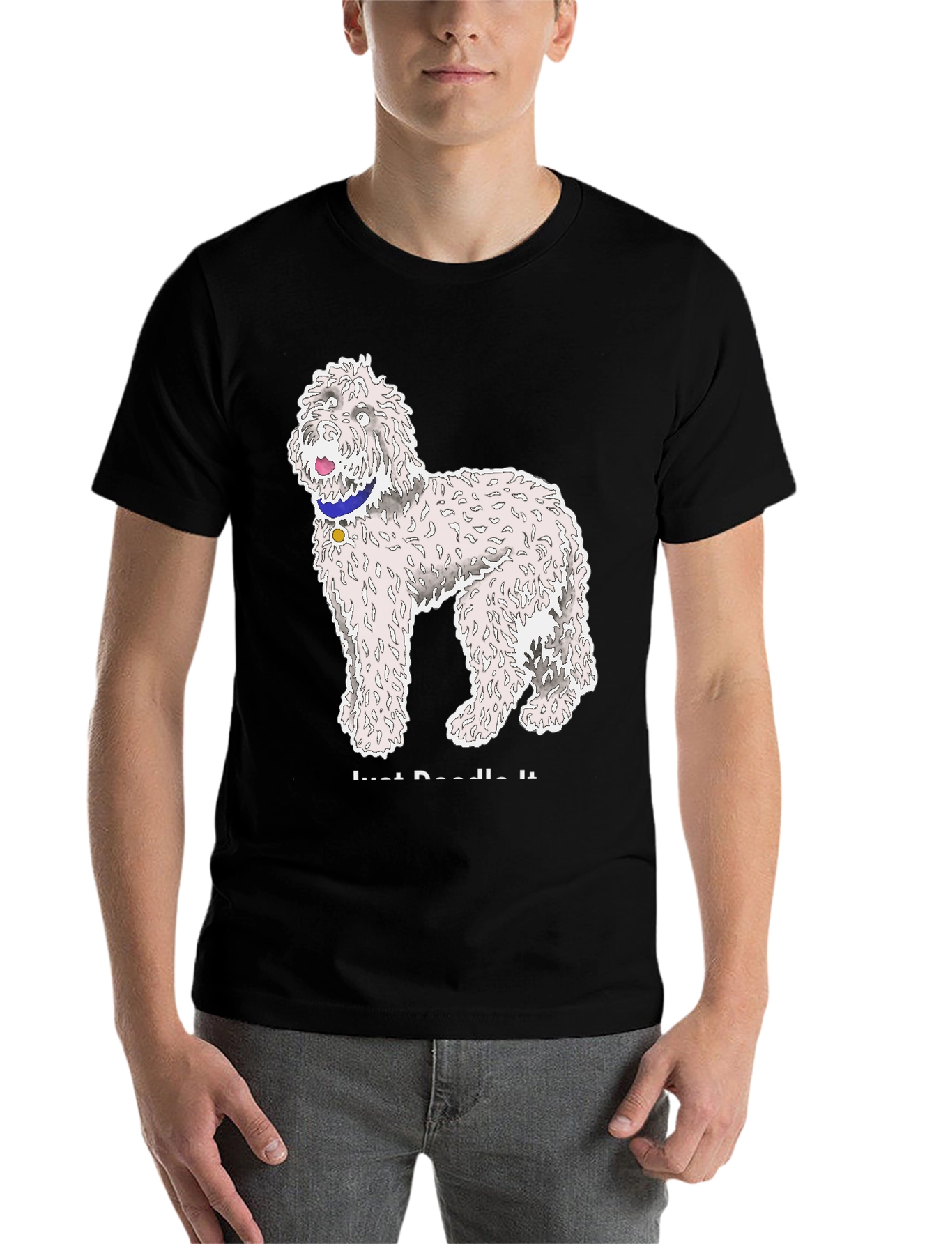 Black Just Doodle It T-Shirt view 7