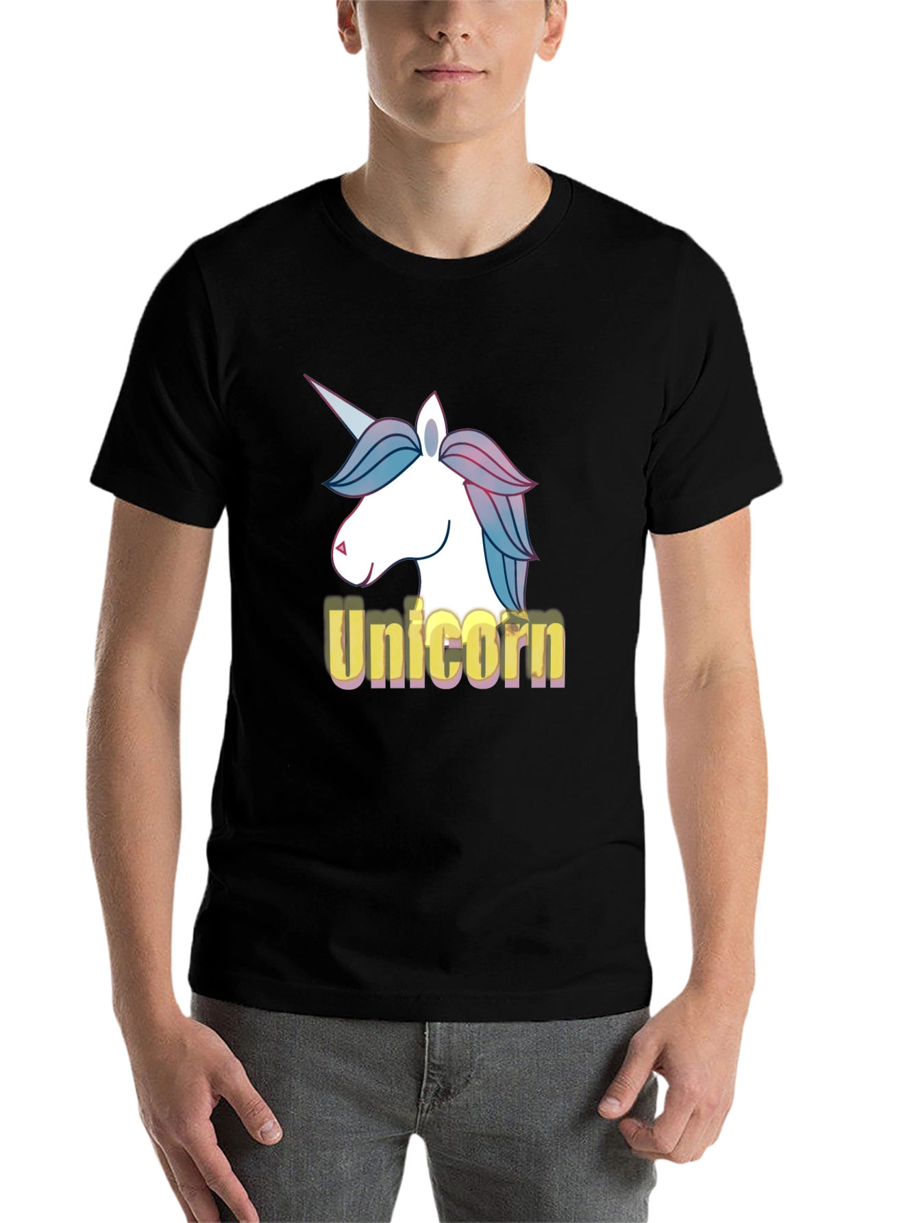Black Unicorn Graphic Tee - Stylish & Comfortable view 7