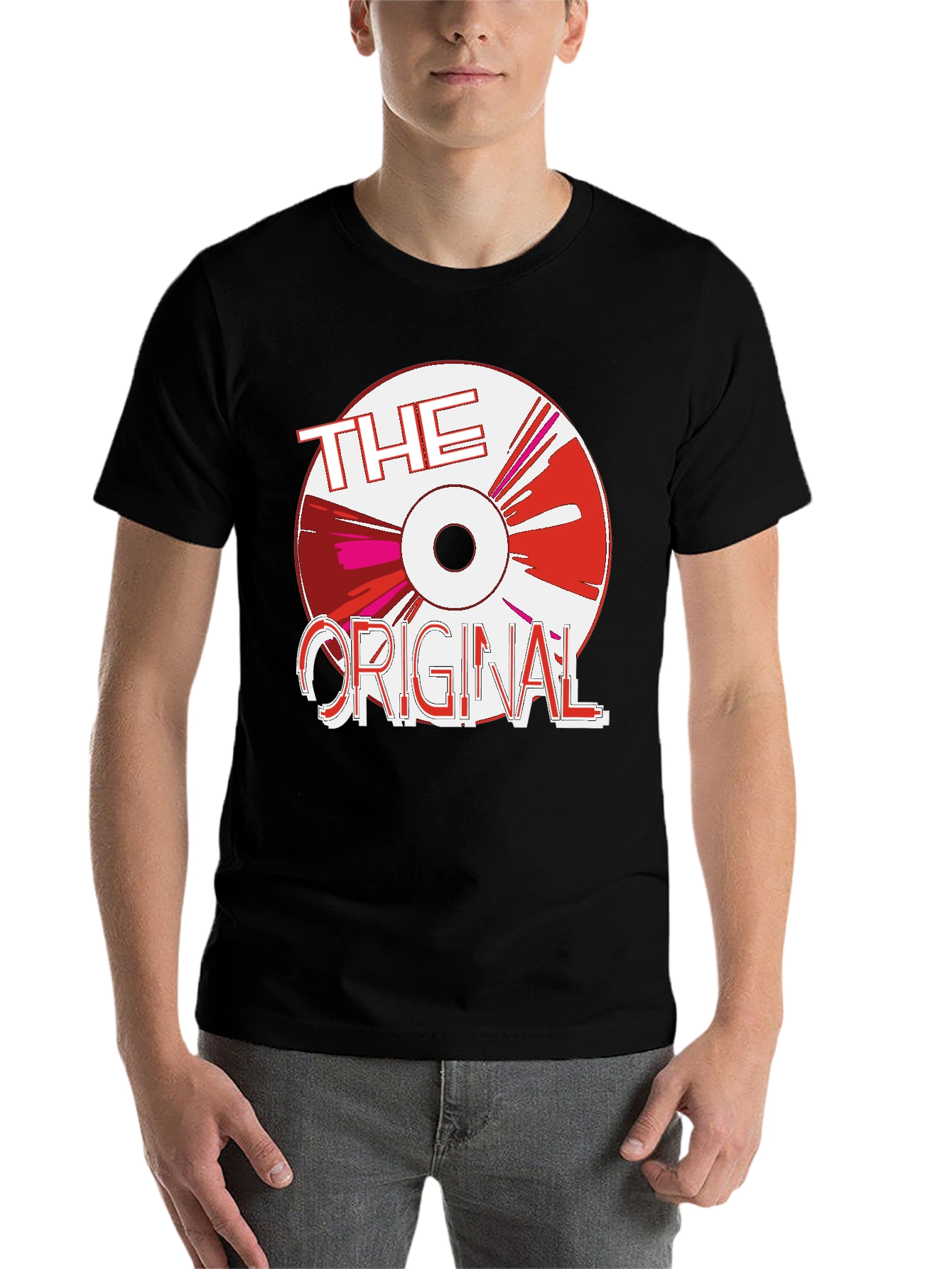 Black The Original Music Lover's T-Shirt view 7