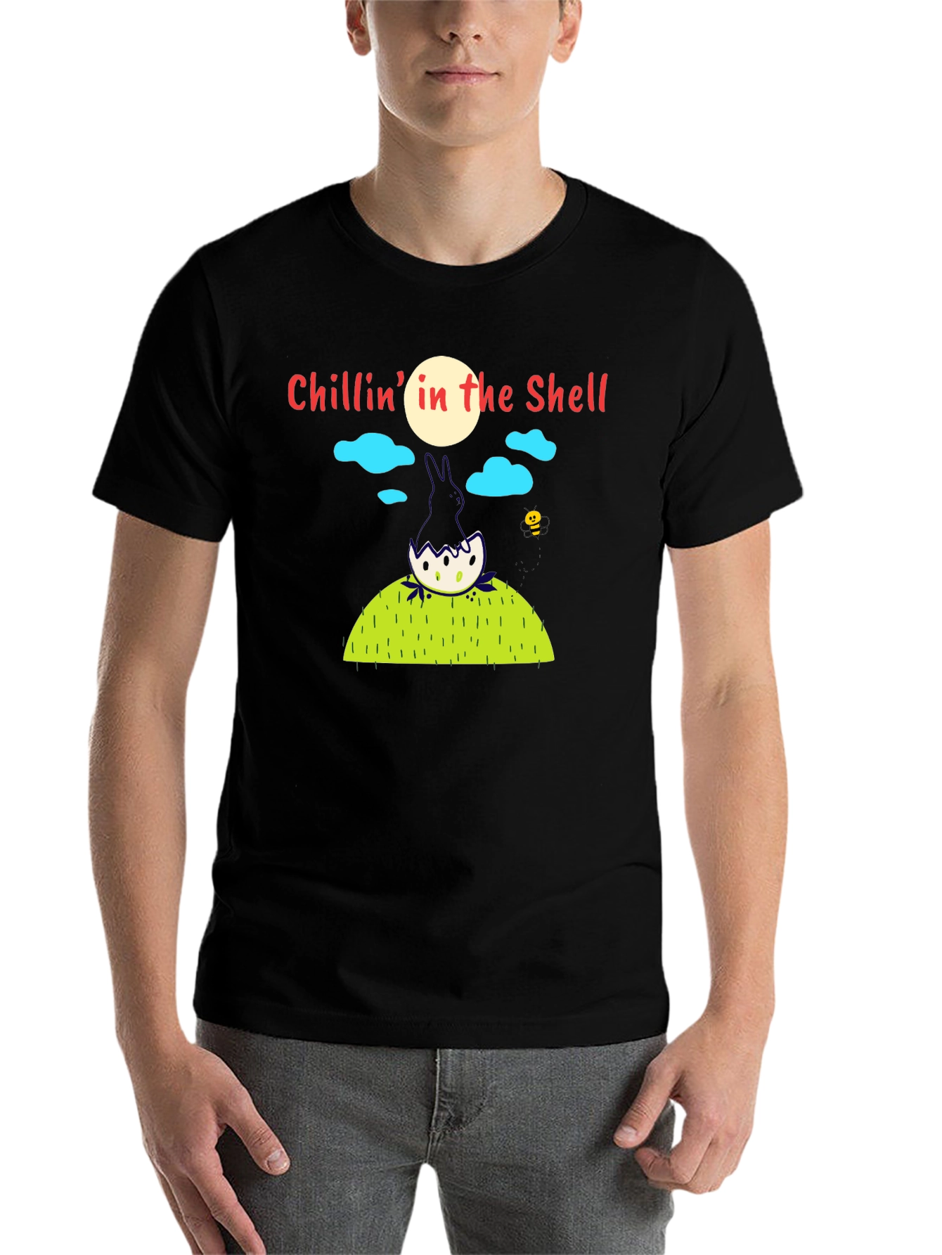 Black Chillin' in the Shell Graphic Tee view 7