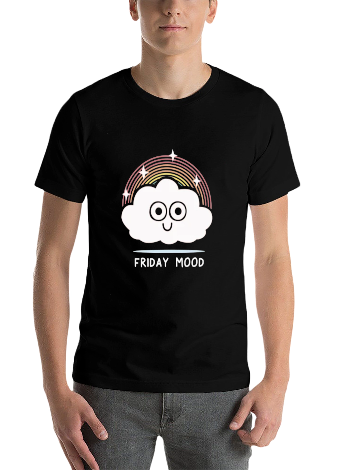 Black Friday Mood Graphic T-Shirt view 7