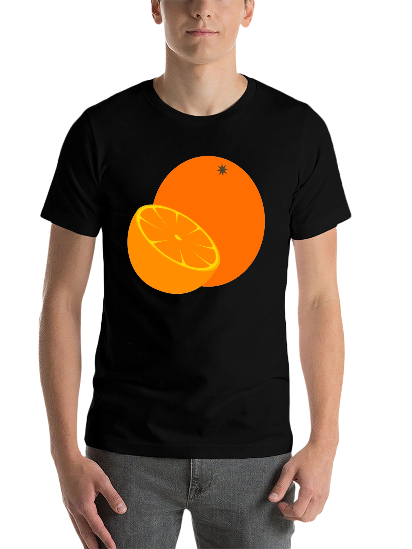 Black Orange Graphic Tee - Fresh & Fruity view 7