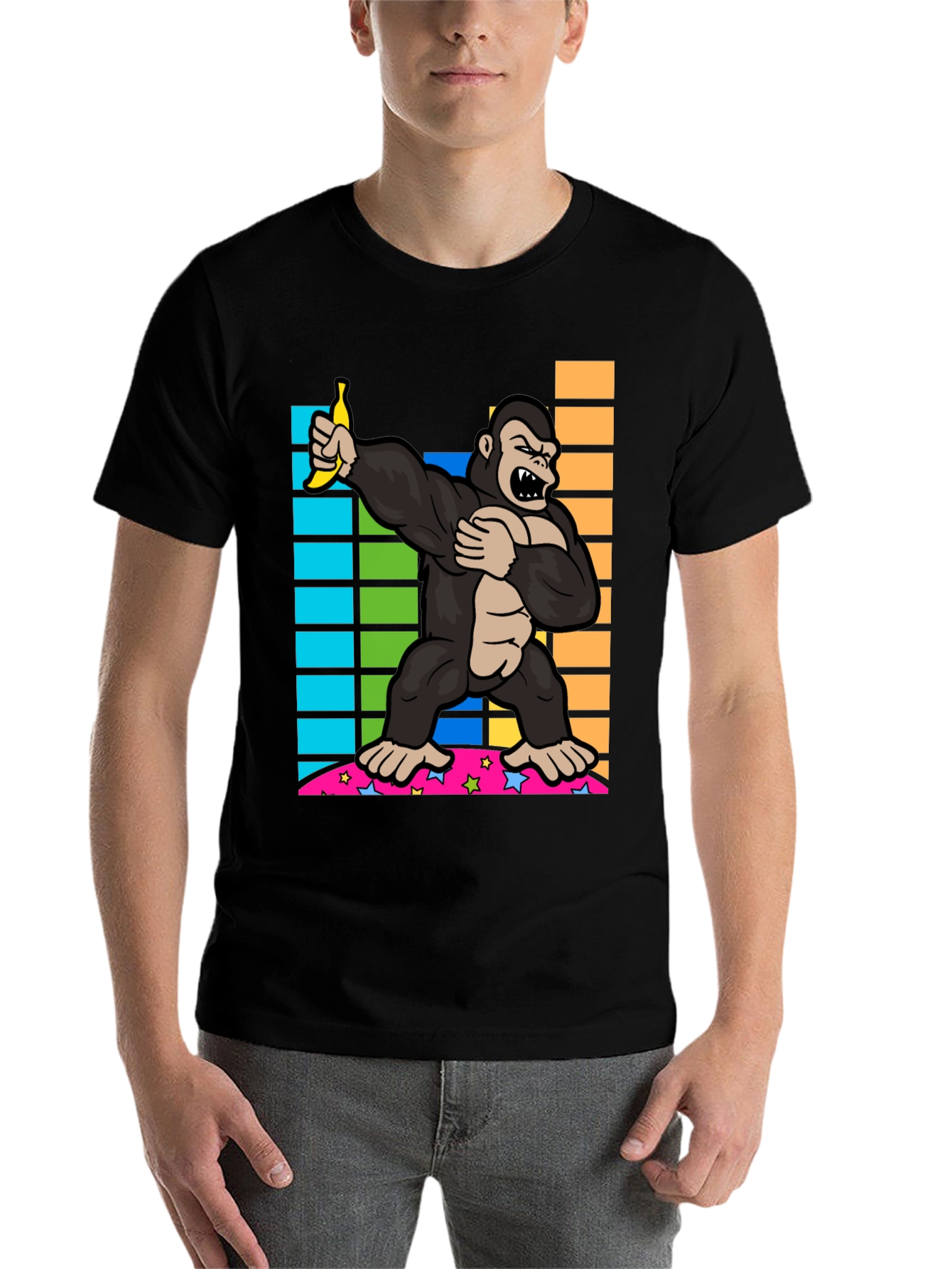 Gorilla Banana Graphic T-Shirt - 7