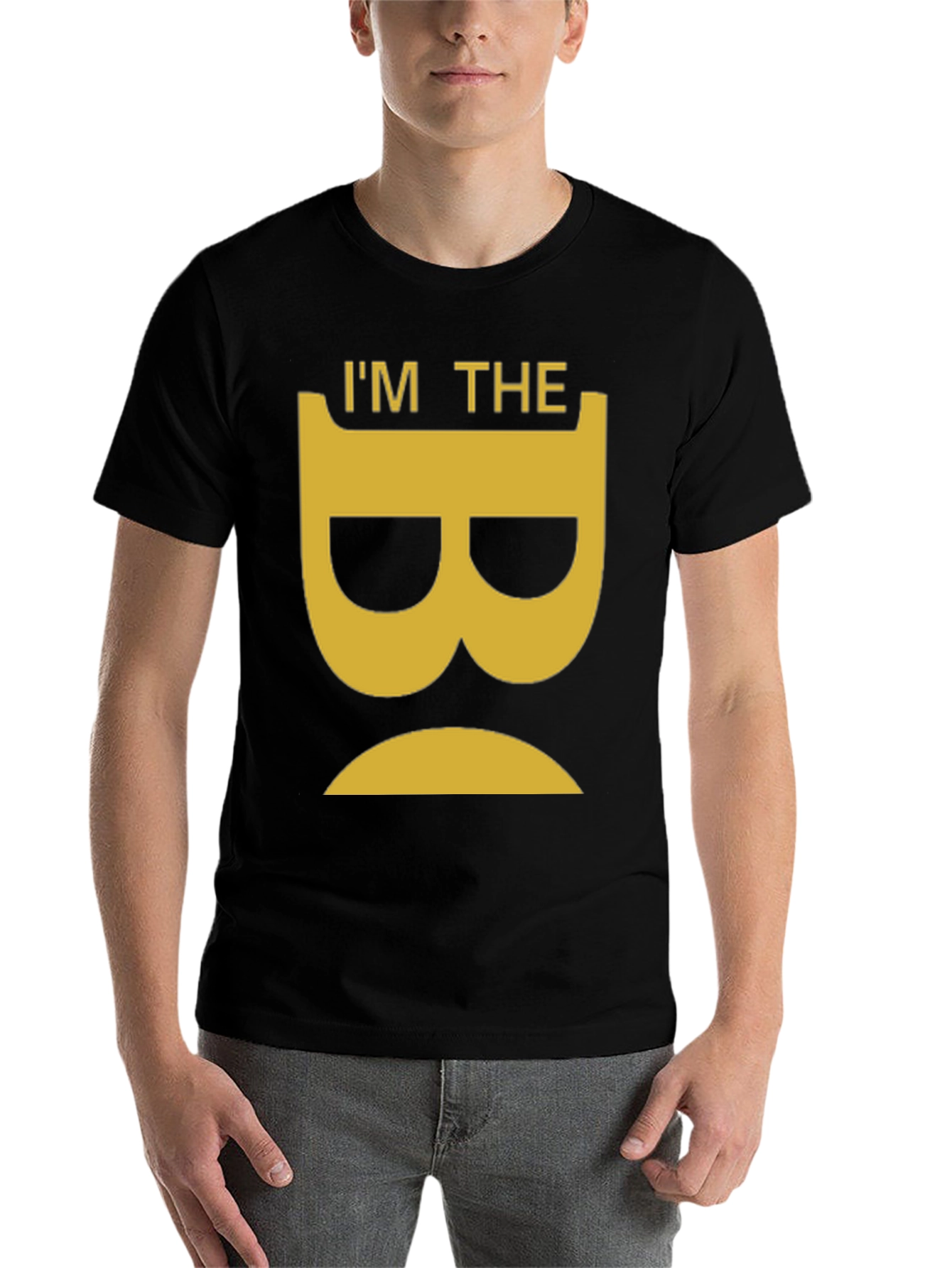 Black I'm The B Shirt - Funny Graphic Tee view 7