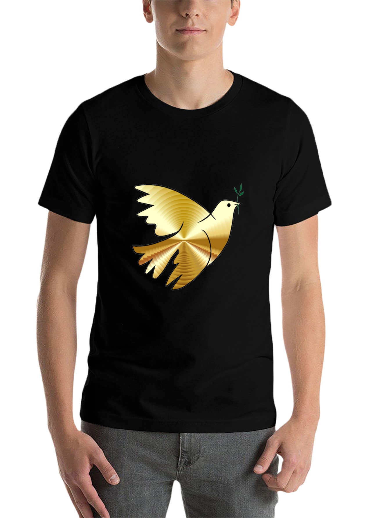 Black Dove Graphic Tee - Black view 7