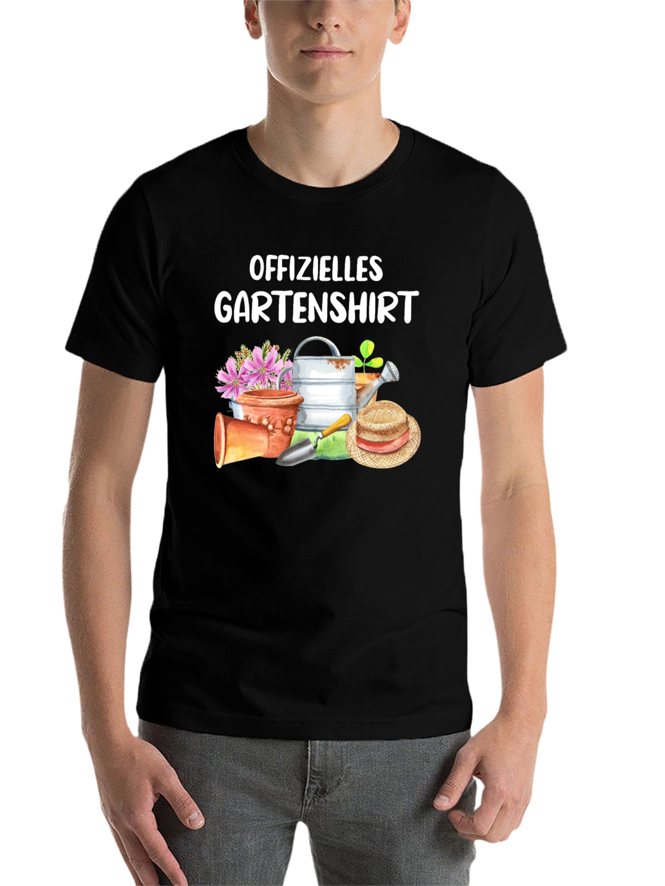 Black Offizielles Gartenshirt Gardening T-Shirt view 7