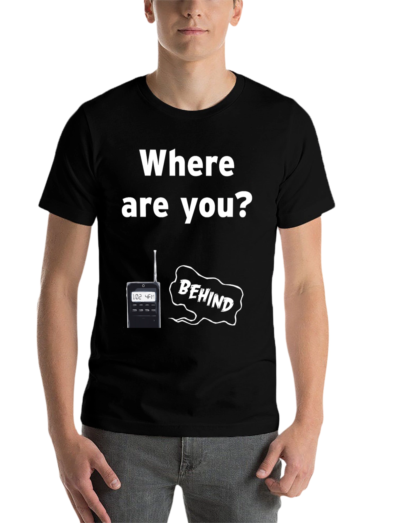 Black Where Are You? T-Shirt Paranormal Ghost Hunter Tee view 7