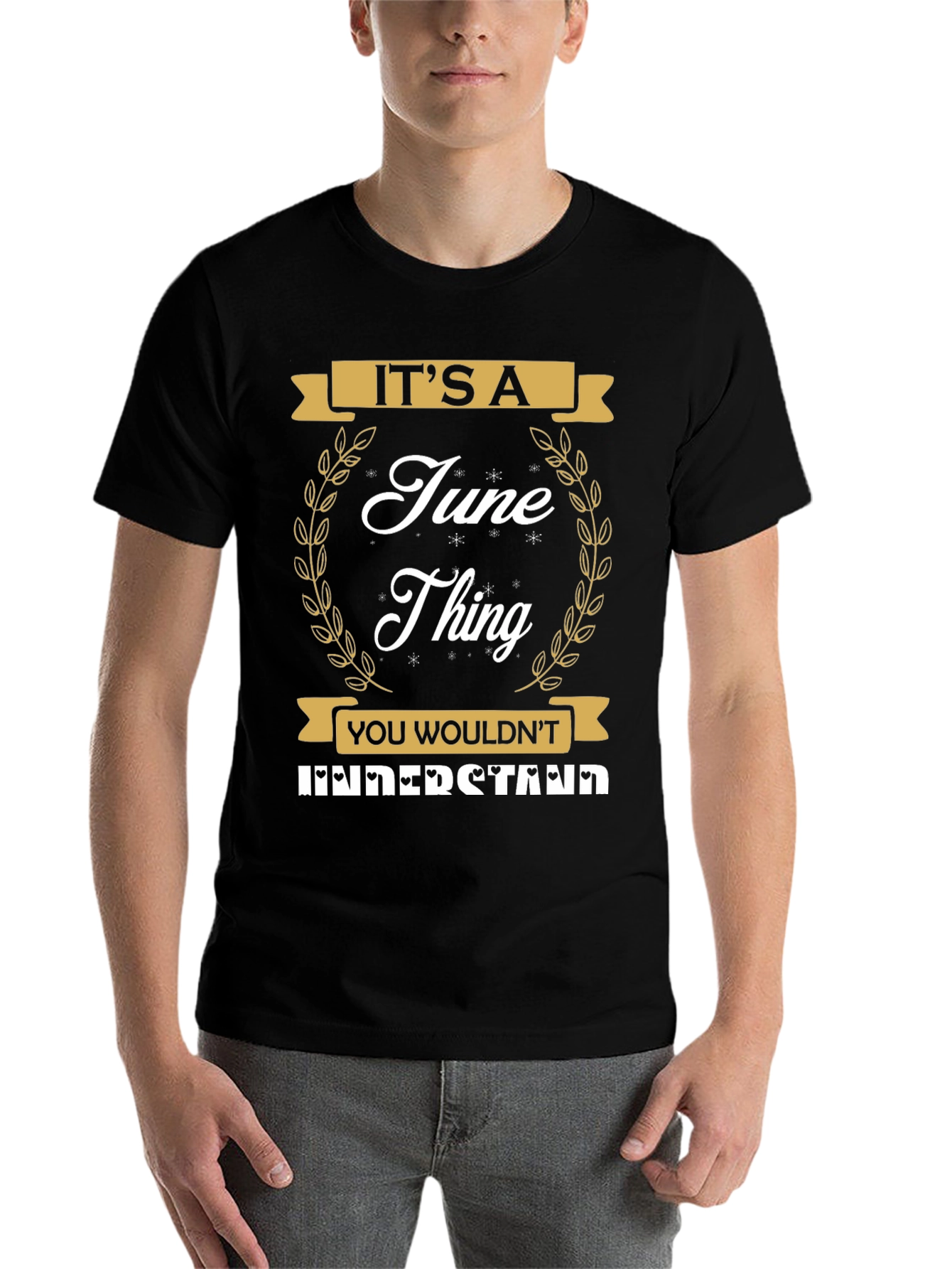 Black It's a June Thing T-Shirt view 7