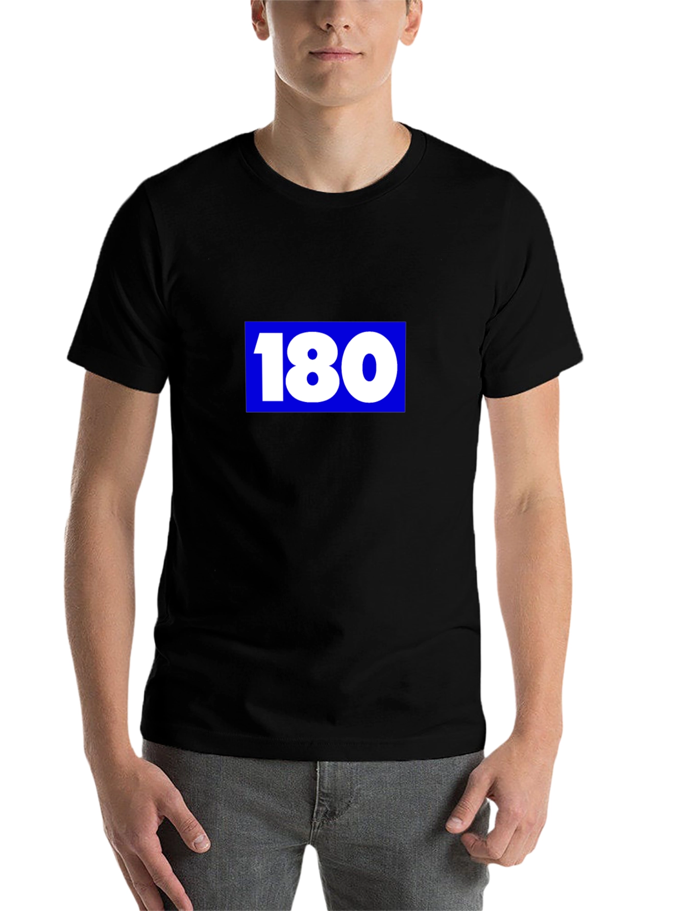 Black 180 Graphic Tee - Bold & Comfortable view 7