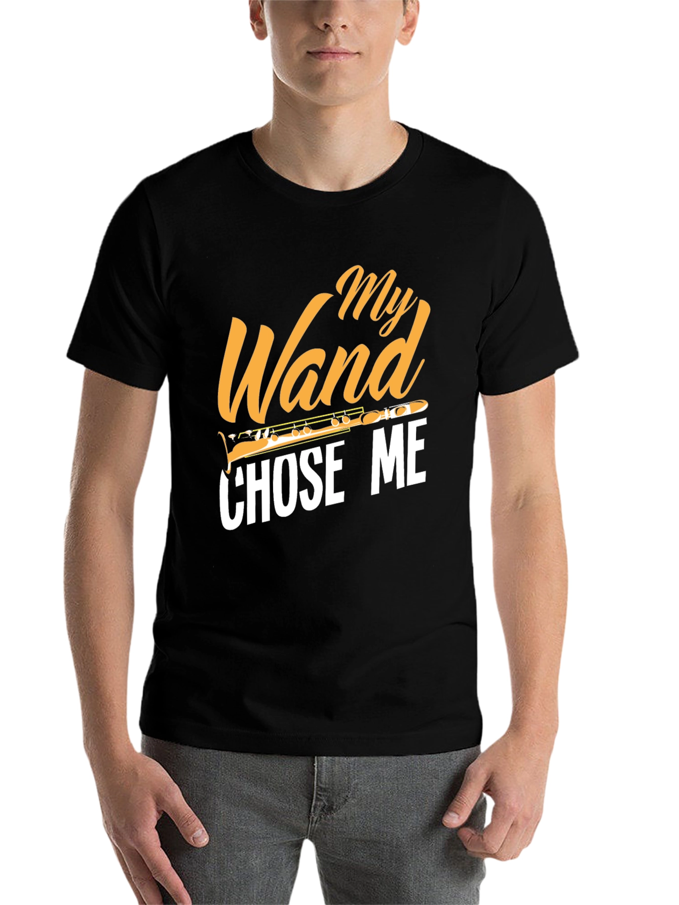 Black Musical 'My Wand Chose Me' Graphic T-Shirt view 7