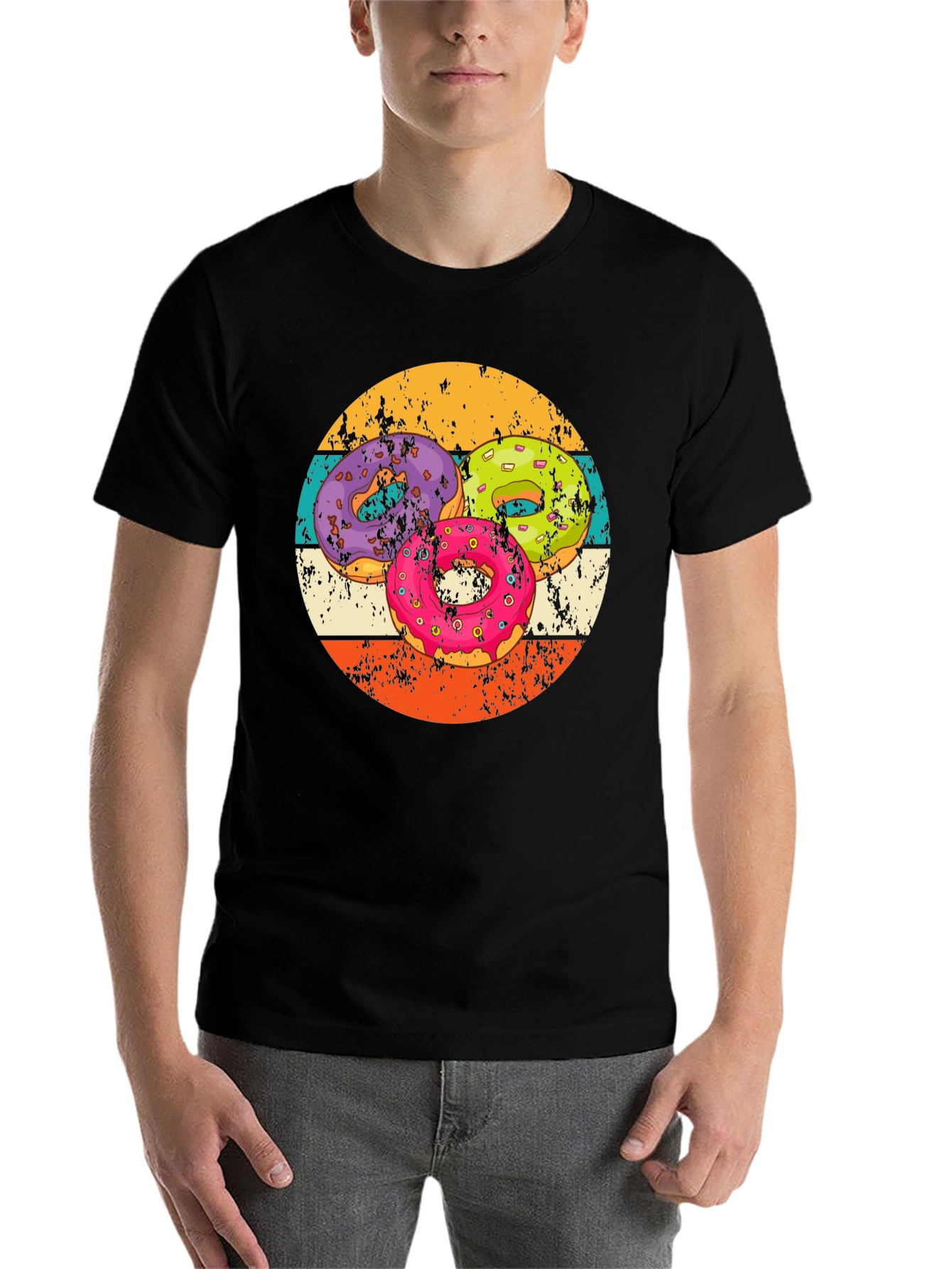 Retro Donut T-Shirt - Sweet Treat Design! - 7
