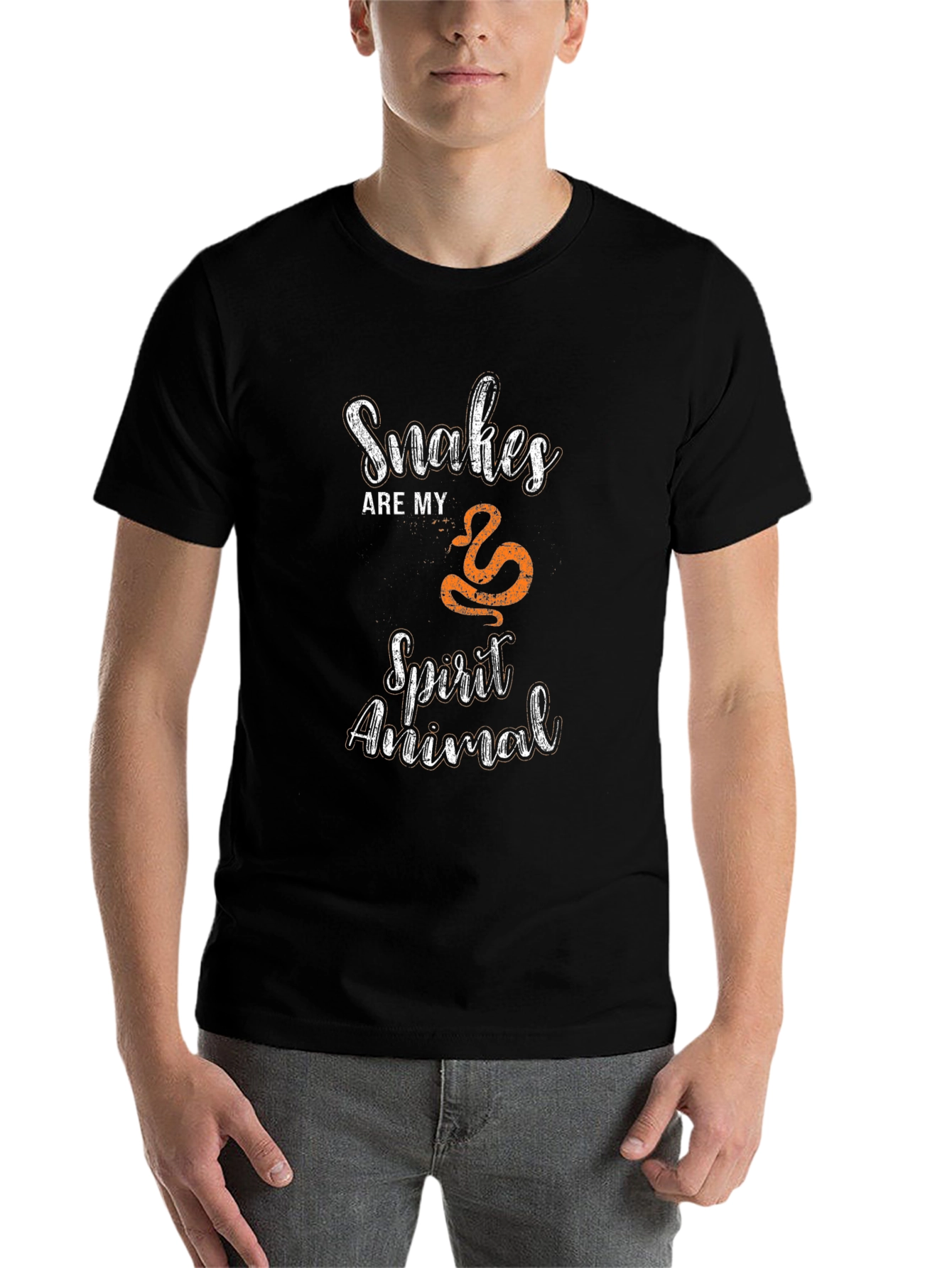 Black Snakes Are My Spirit Animal Graphic Tee view 7