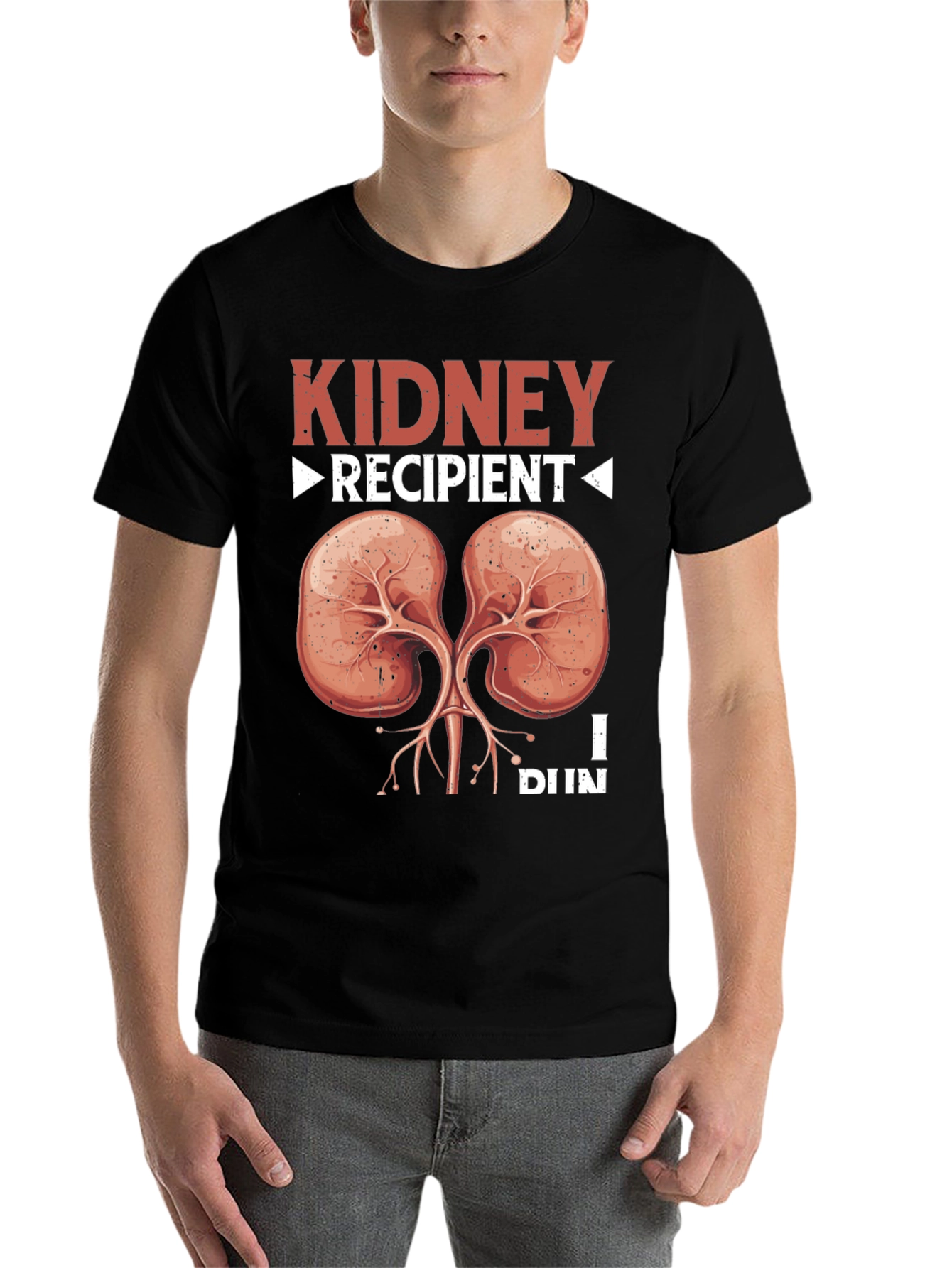 Black Kidney Recipient Graphic Tee view 7