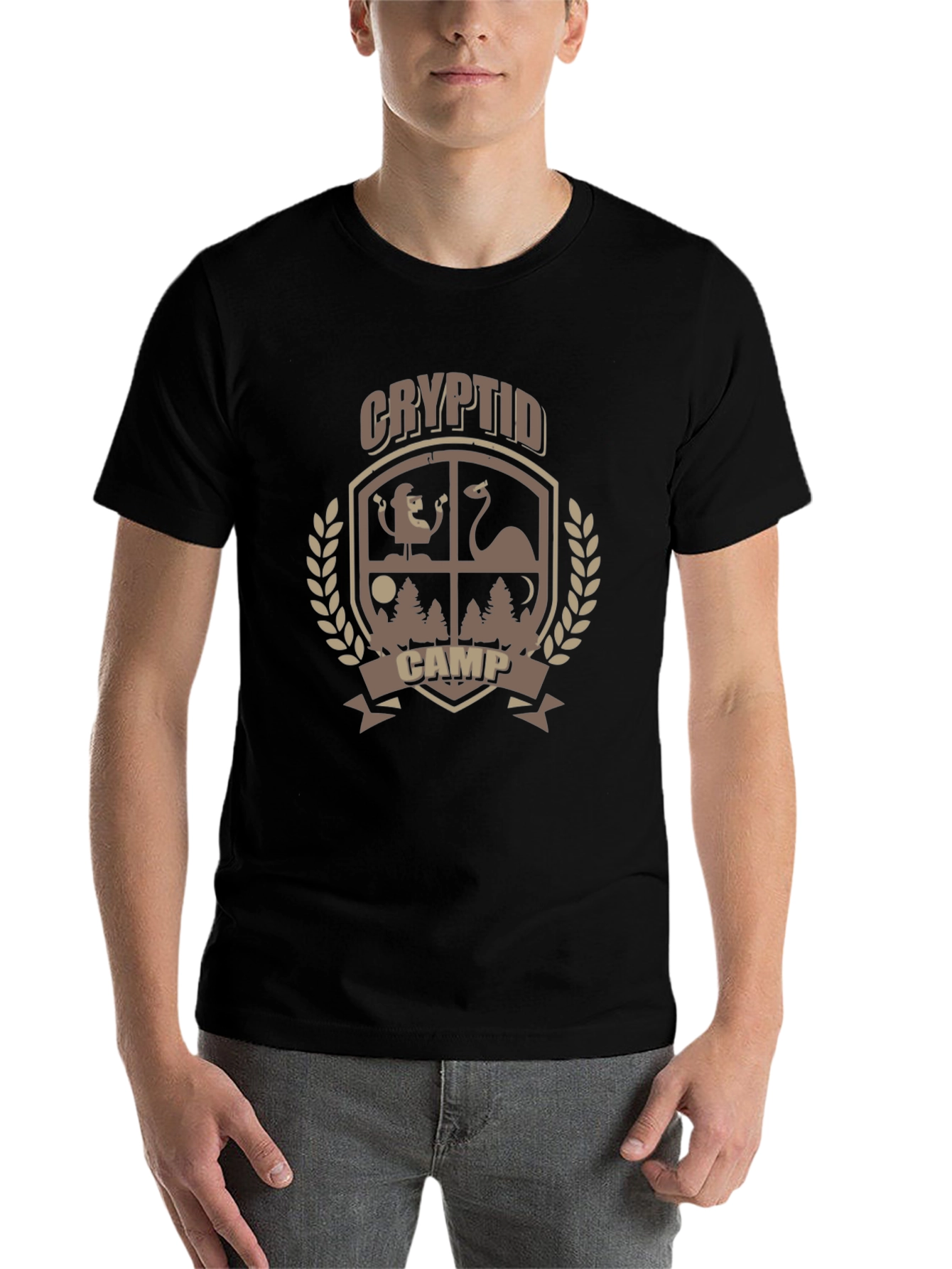Black Cryptid Camp Graphic Tee view 7