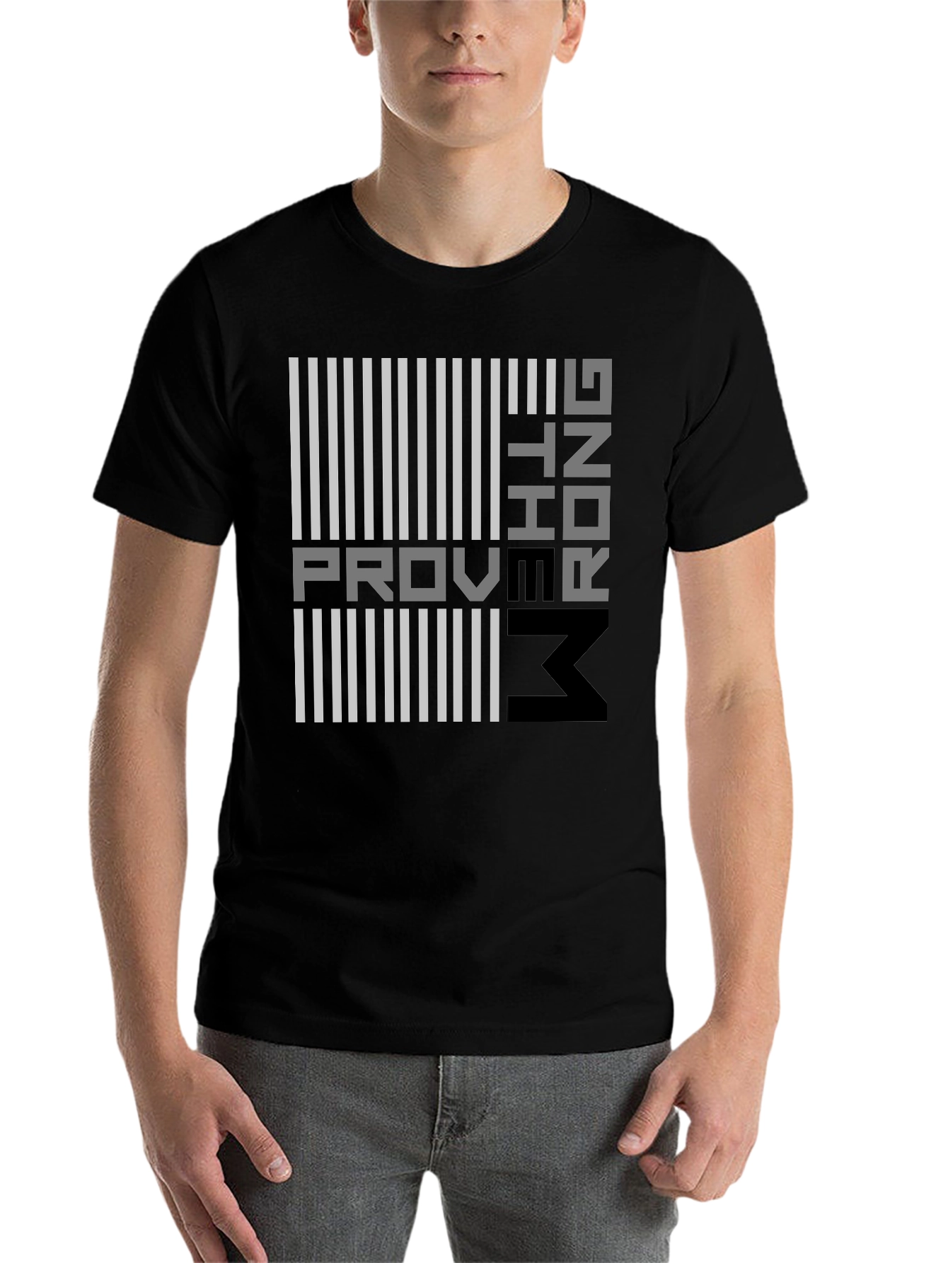 Black Proving Them Wrong Graphic T-Shirt - Modern Design view 7