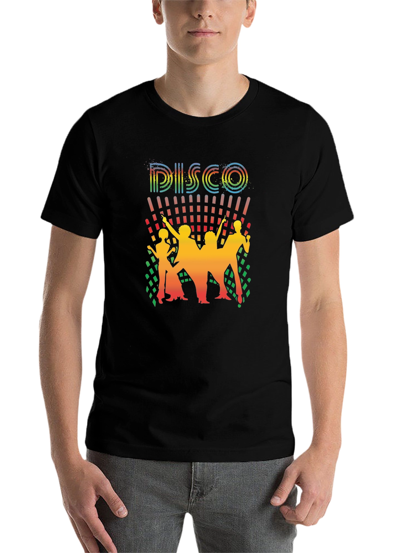 Retro Disco T-Shirt - Groovy Dance Party Tee - 7