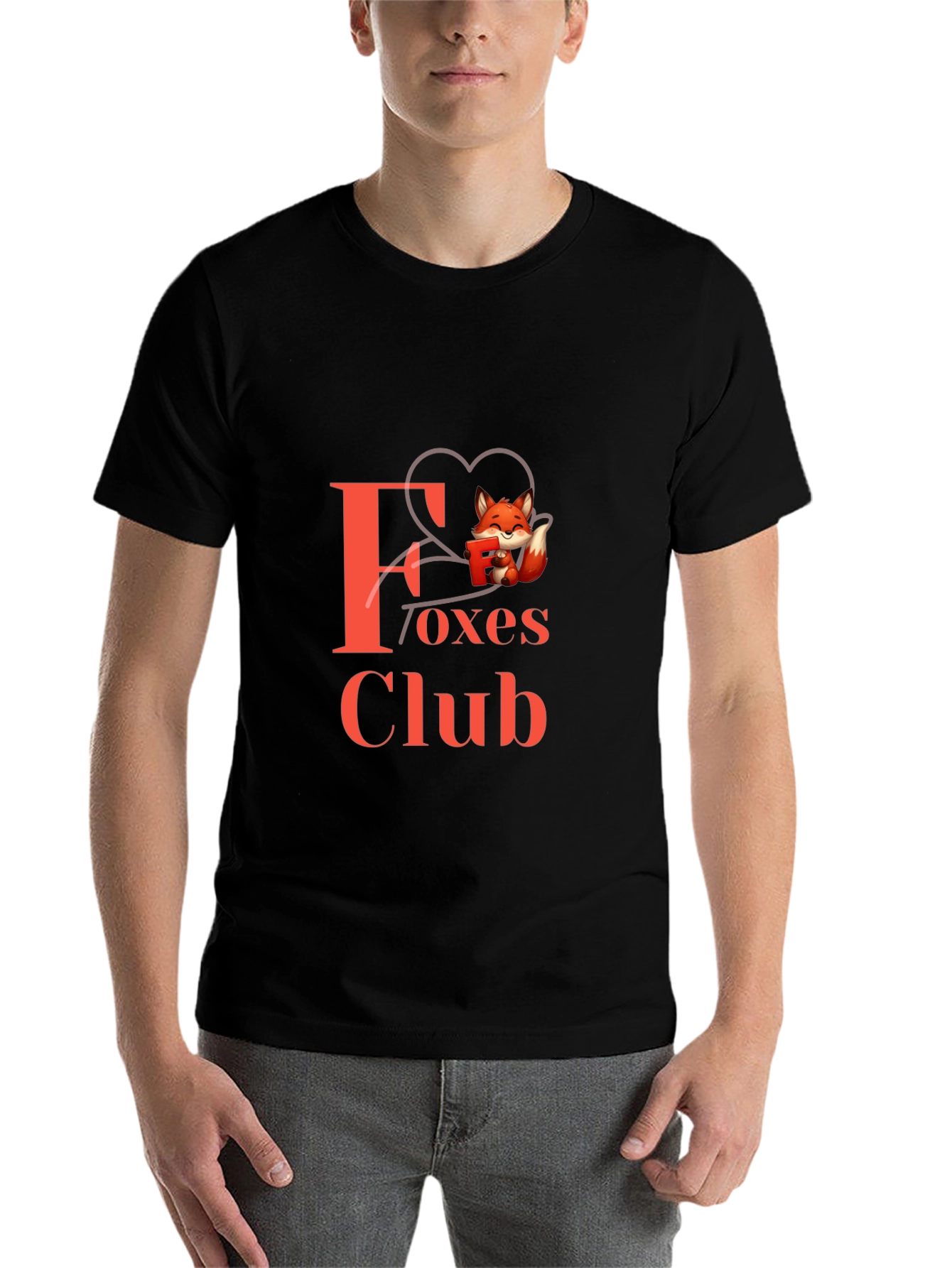 Black Foxes Club Graphic T-Shirt view 7