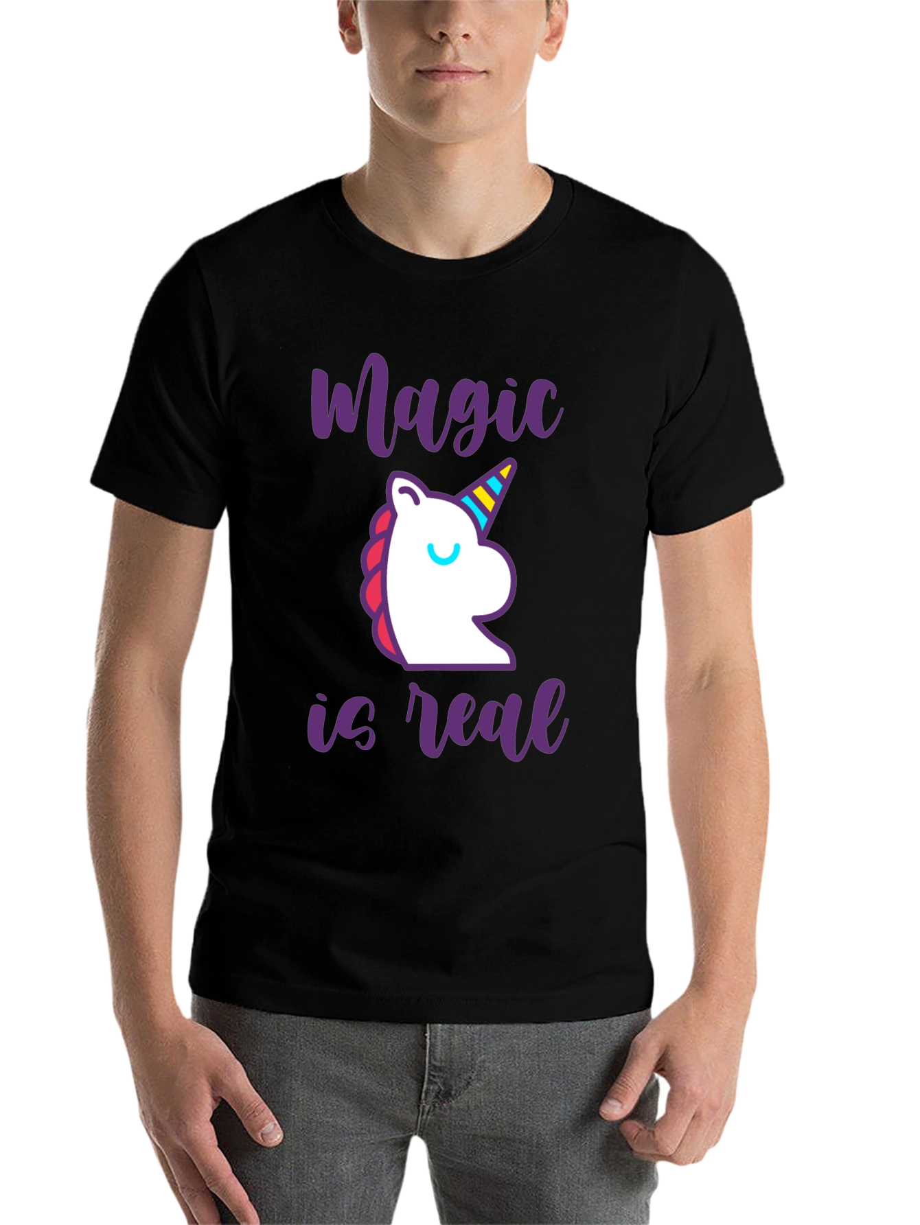 Black Magic is Real Graphic Tee view 7