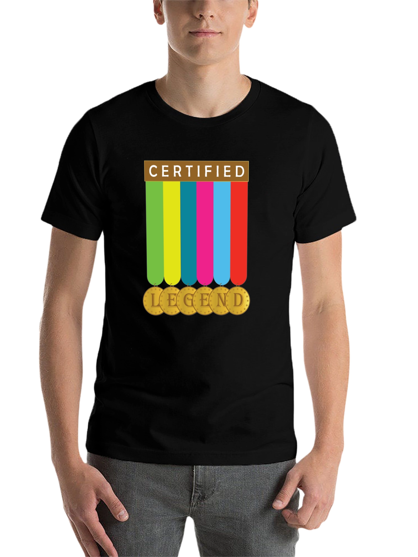 Black Certified Legend Graphic T-Shirt view 7
