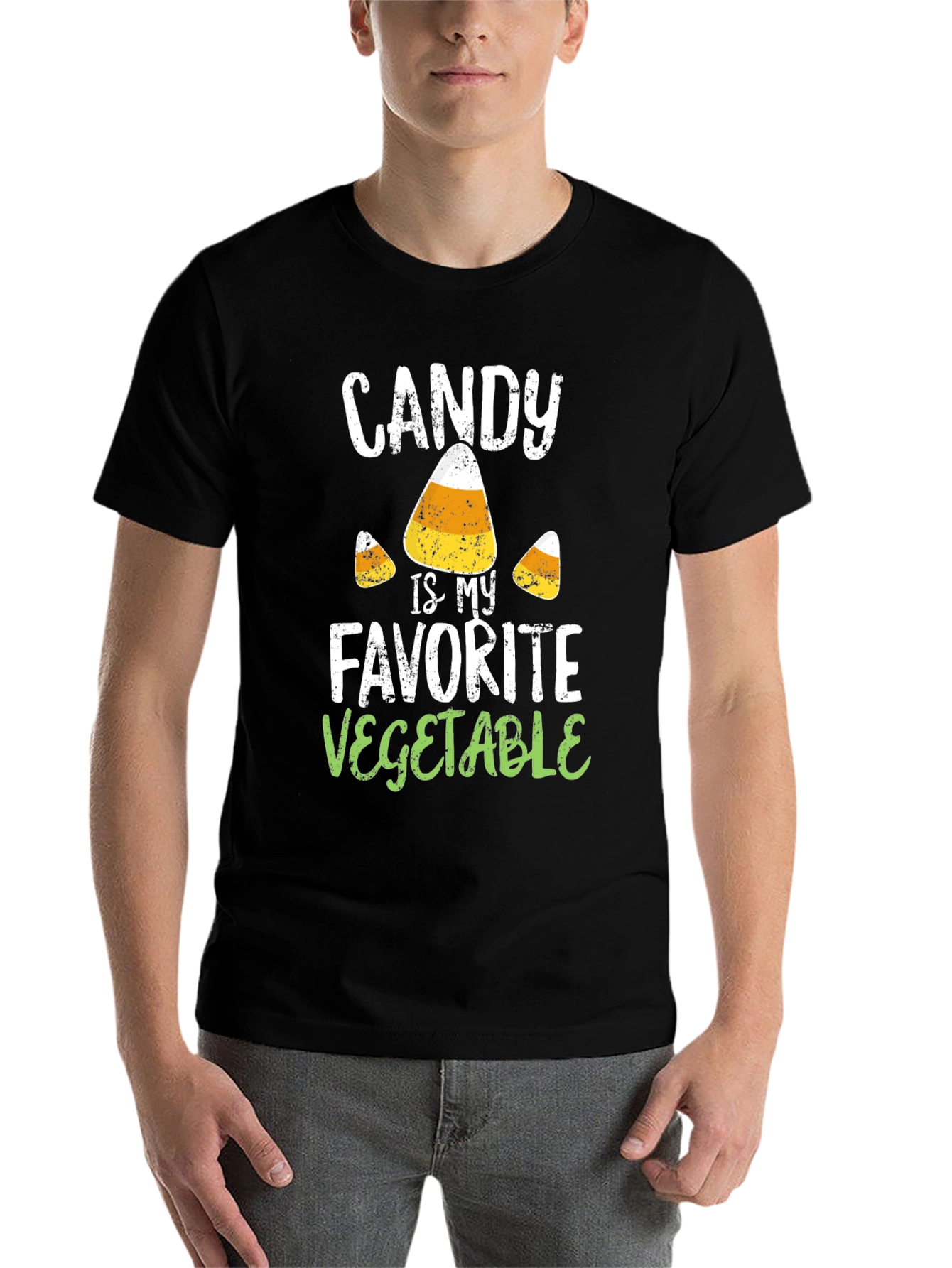 Black Candy Is My Favorite Vegetable T-Shirt view 7