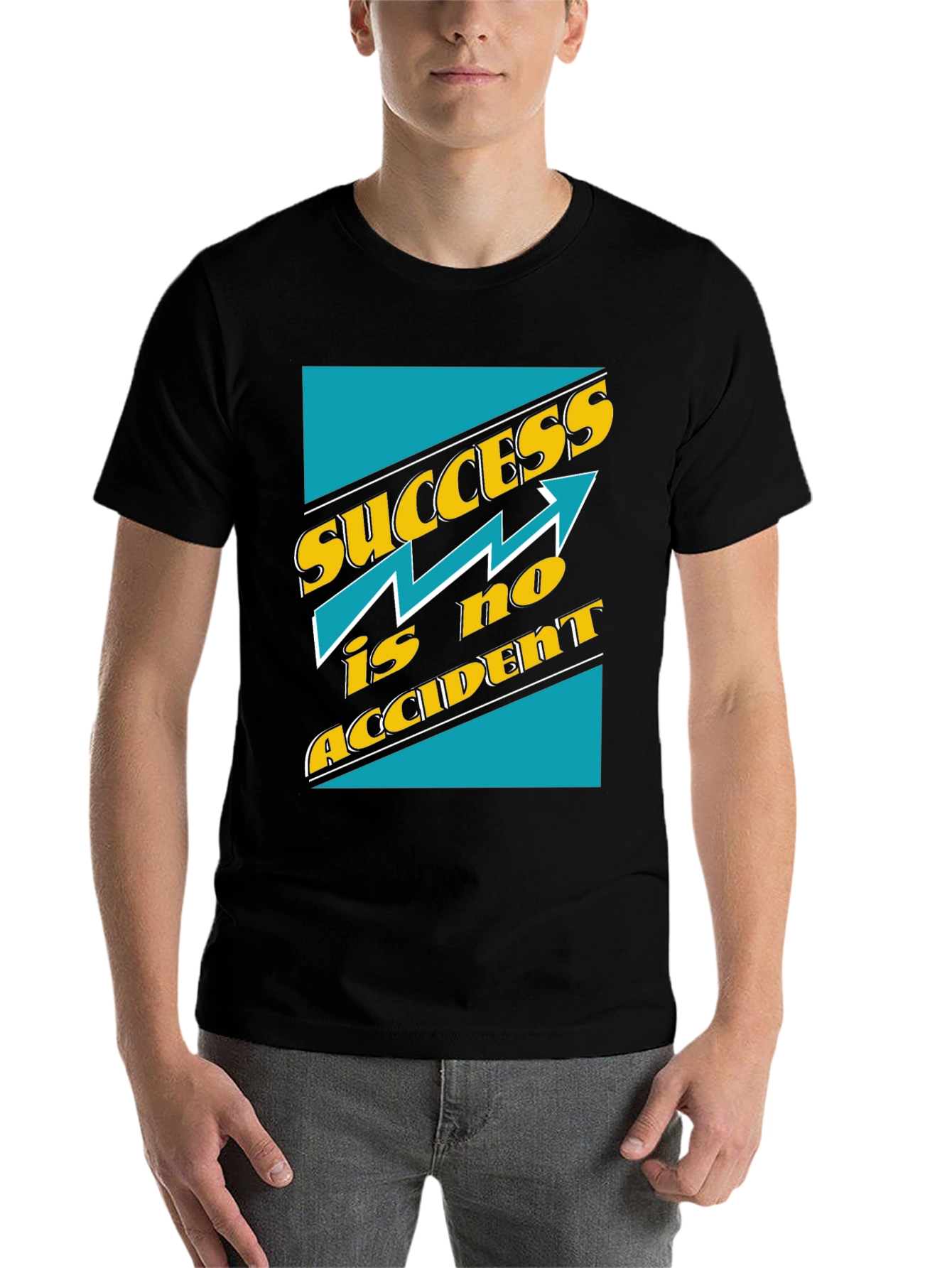 Black Success Is No Accident T-Shirt view 7