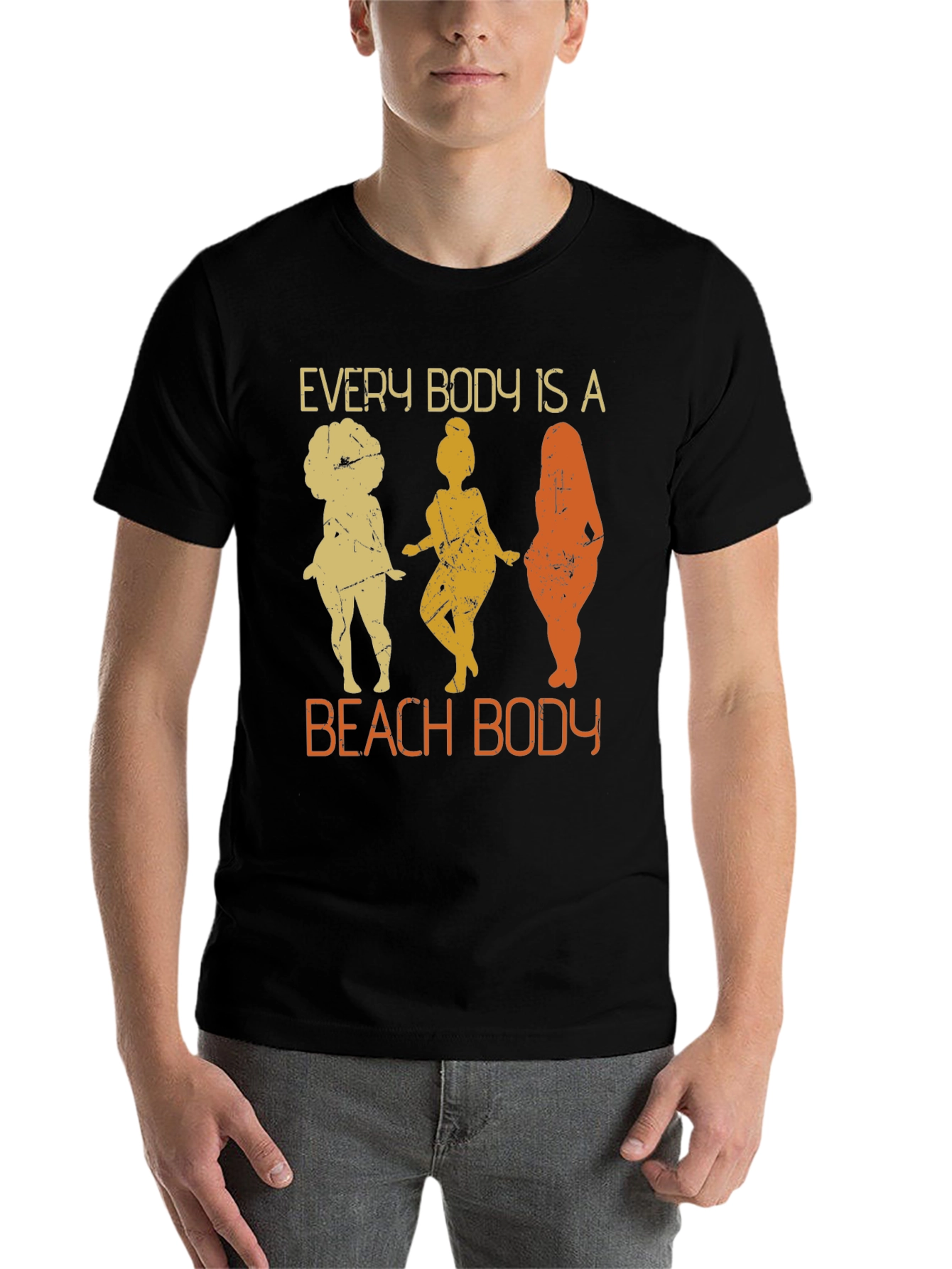 Body Positive Graphic Tee: Every Body is a Beach Body - 7