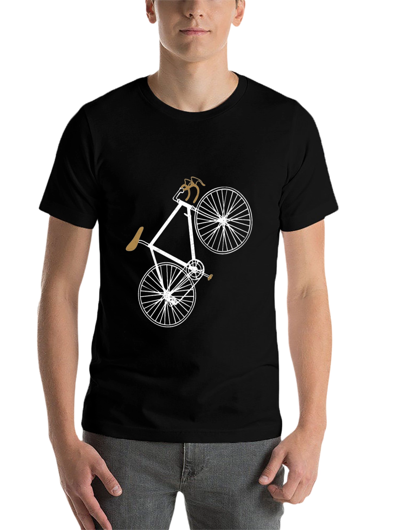 Black Classic Bike Graphic Tee - Stylish & Comfortable view 7