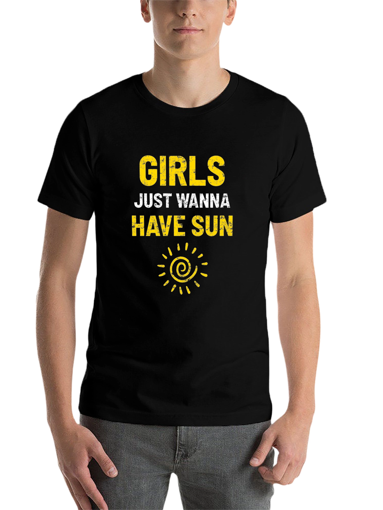 Black Girls Just Wanna Have Sun T-Shirt view 7