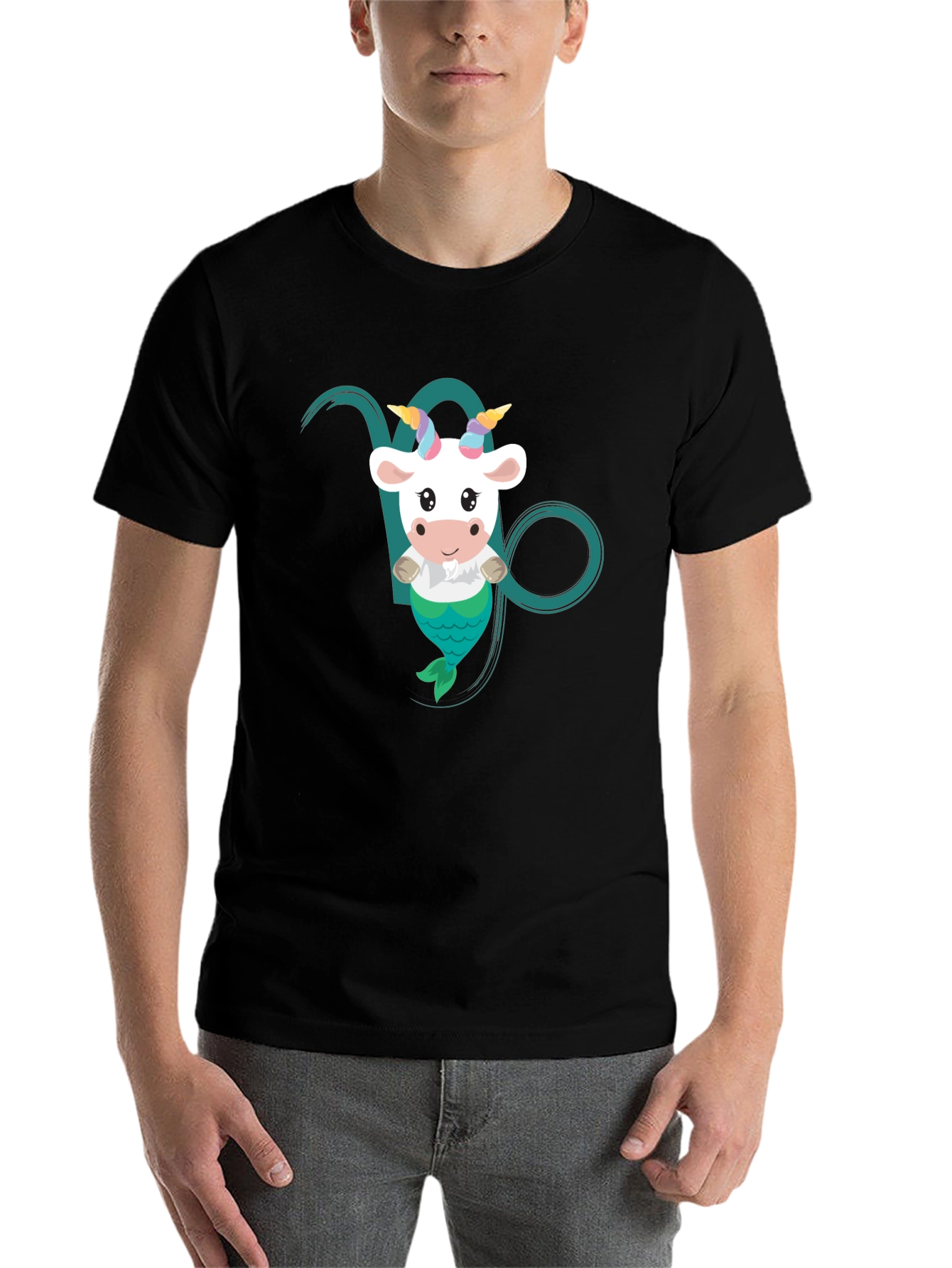 Capricorn Mermaid Goat T-Shirt - 7