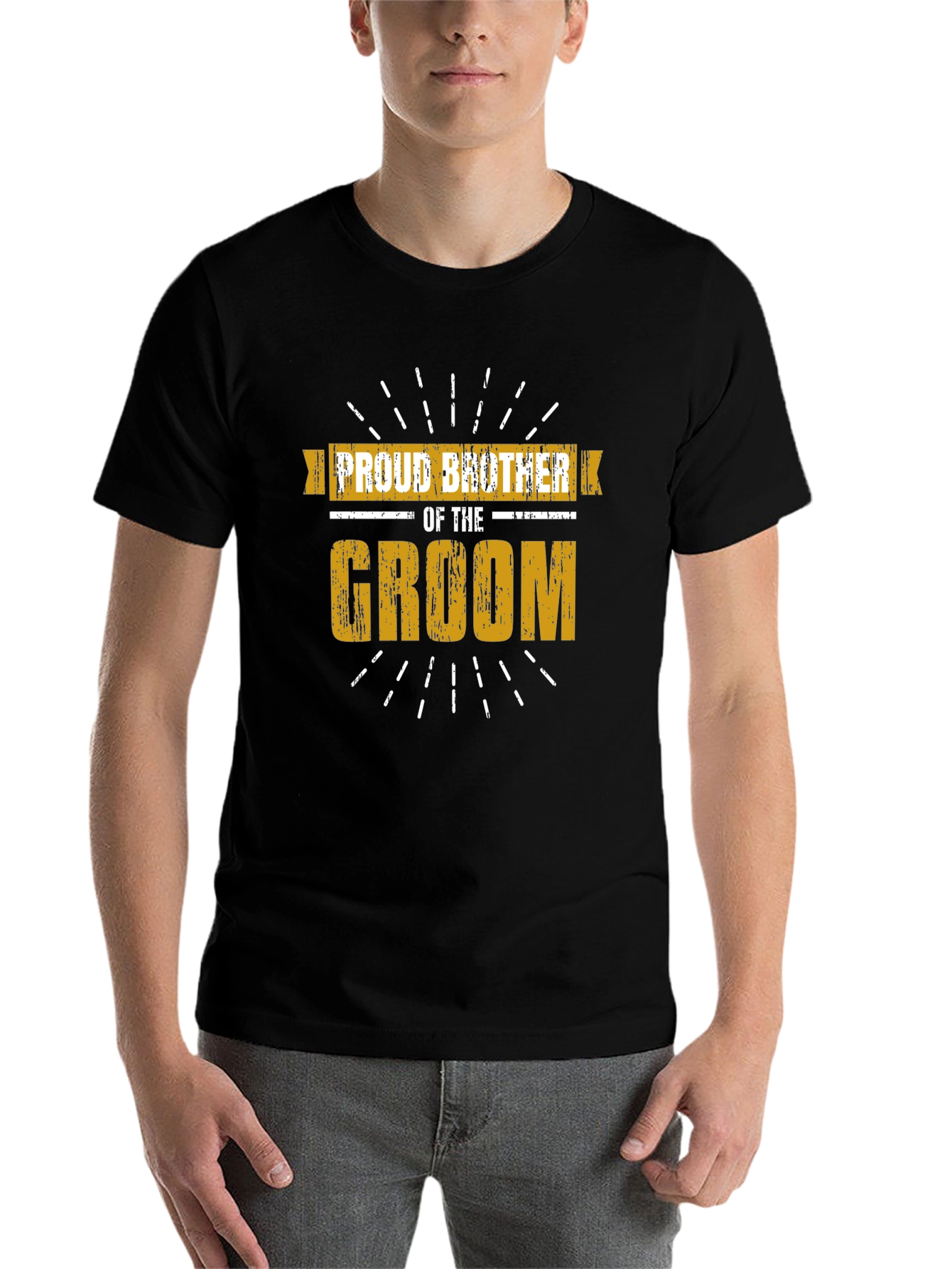 Proud Brother of the Groom T-Shirt - 7
