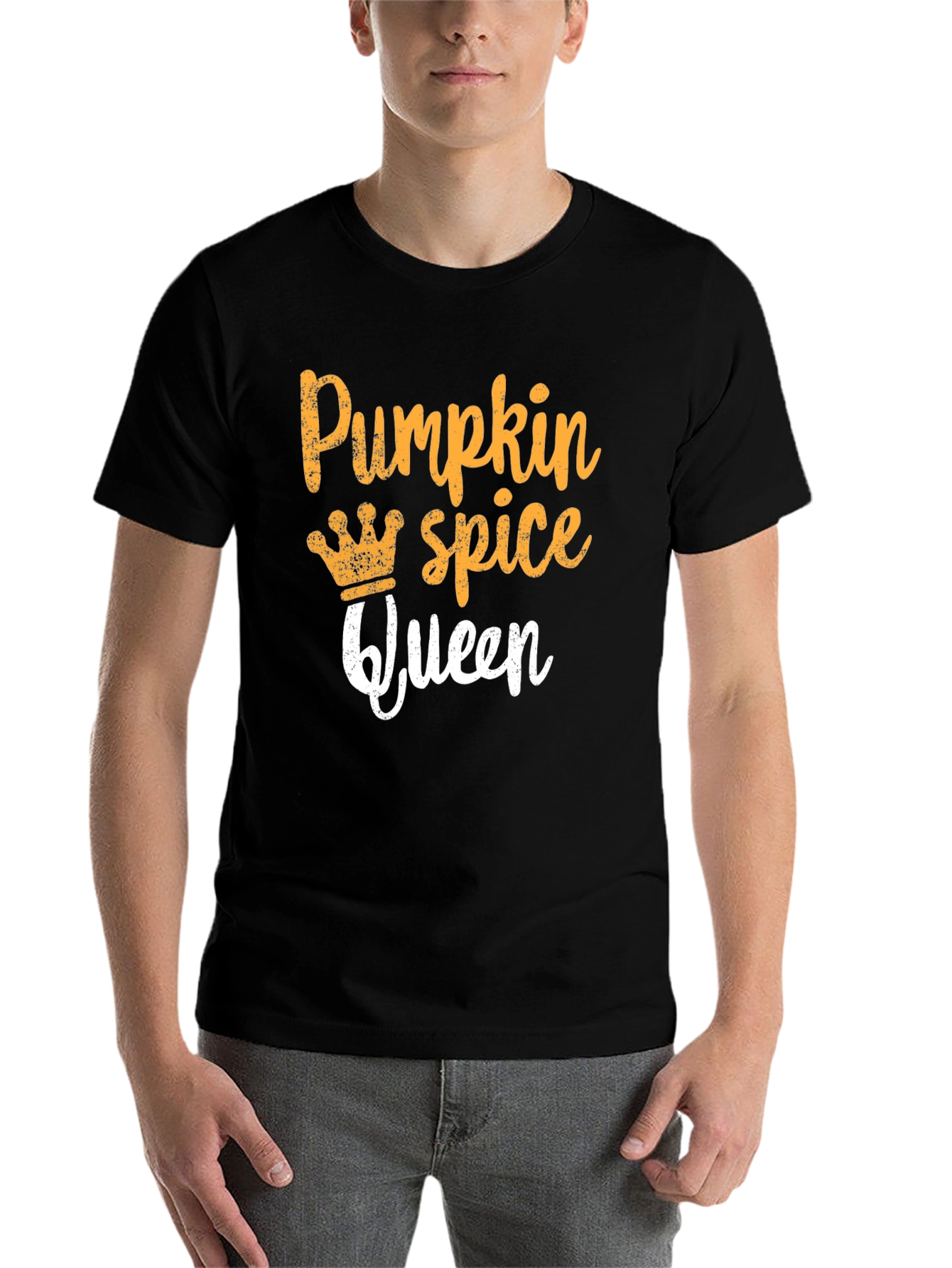 Black Pumpkin Spice Queen Graphic Tee view 7