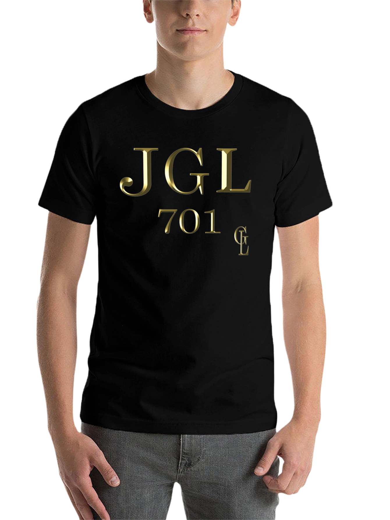 Black JGL 701 Graphic T-Shirt view 7