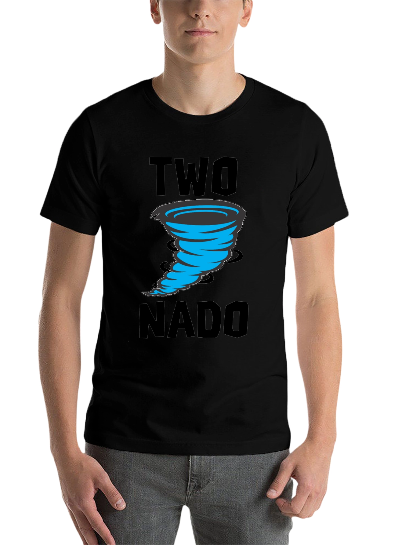Black Two-nado Graphic T-Shirt view 7