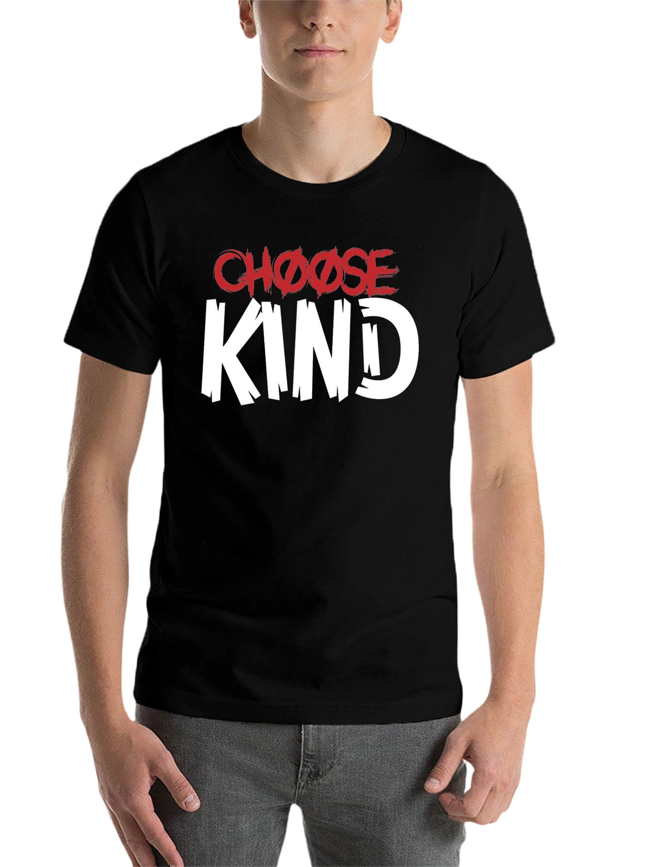 Black Choose Kind T-Shirt - Inspirational Tee view 7