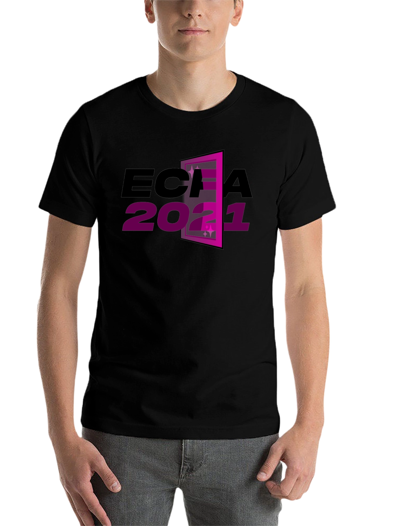 Black ECIA 2021 Graphic Tee view 7