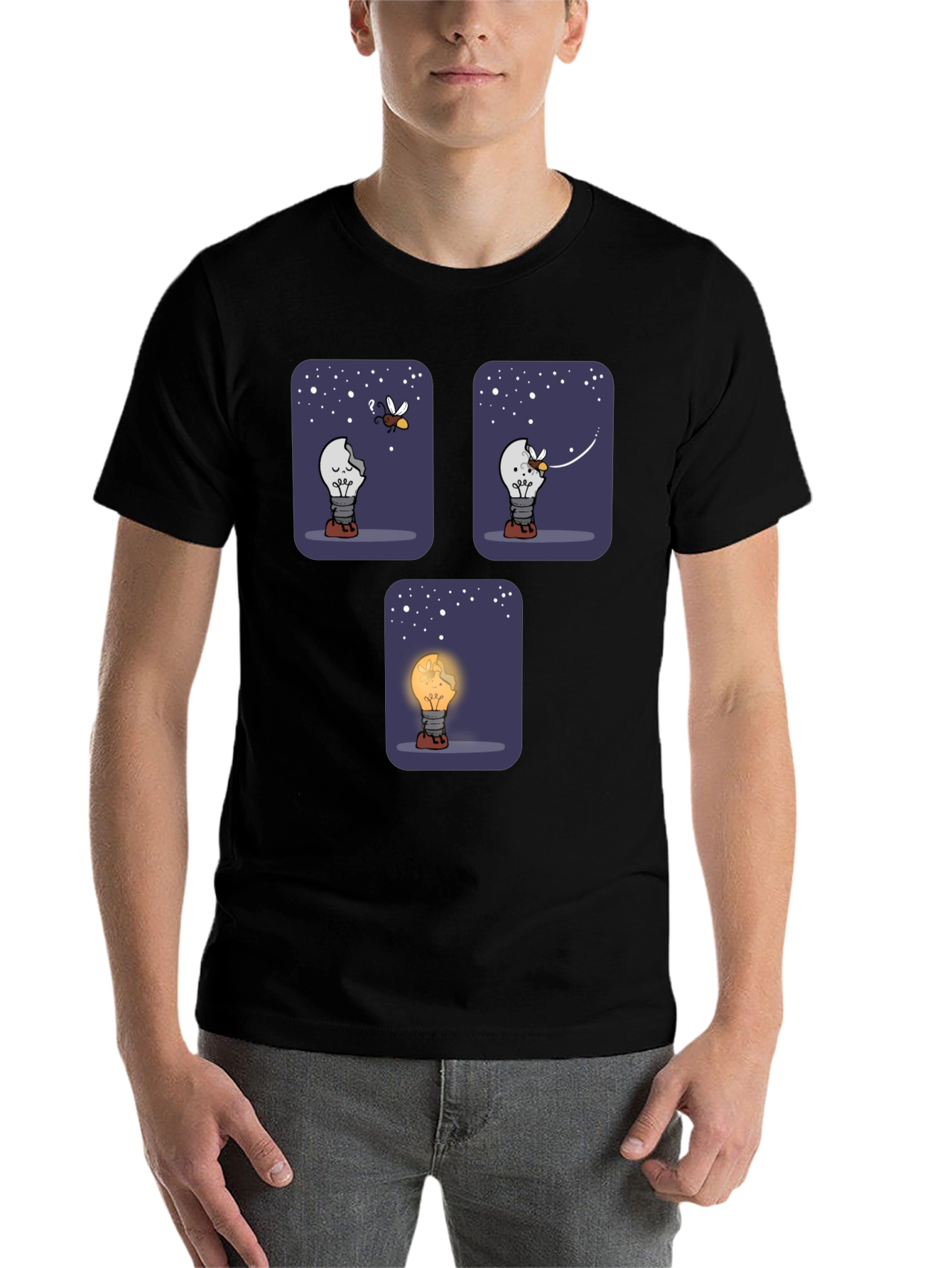 Funny Lightbulb T-Shirt - 7