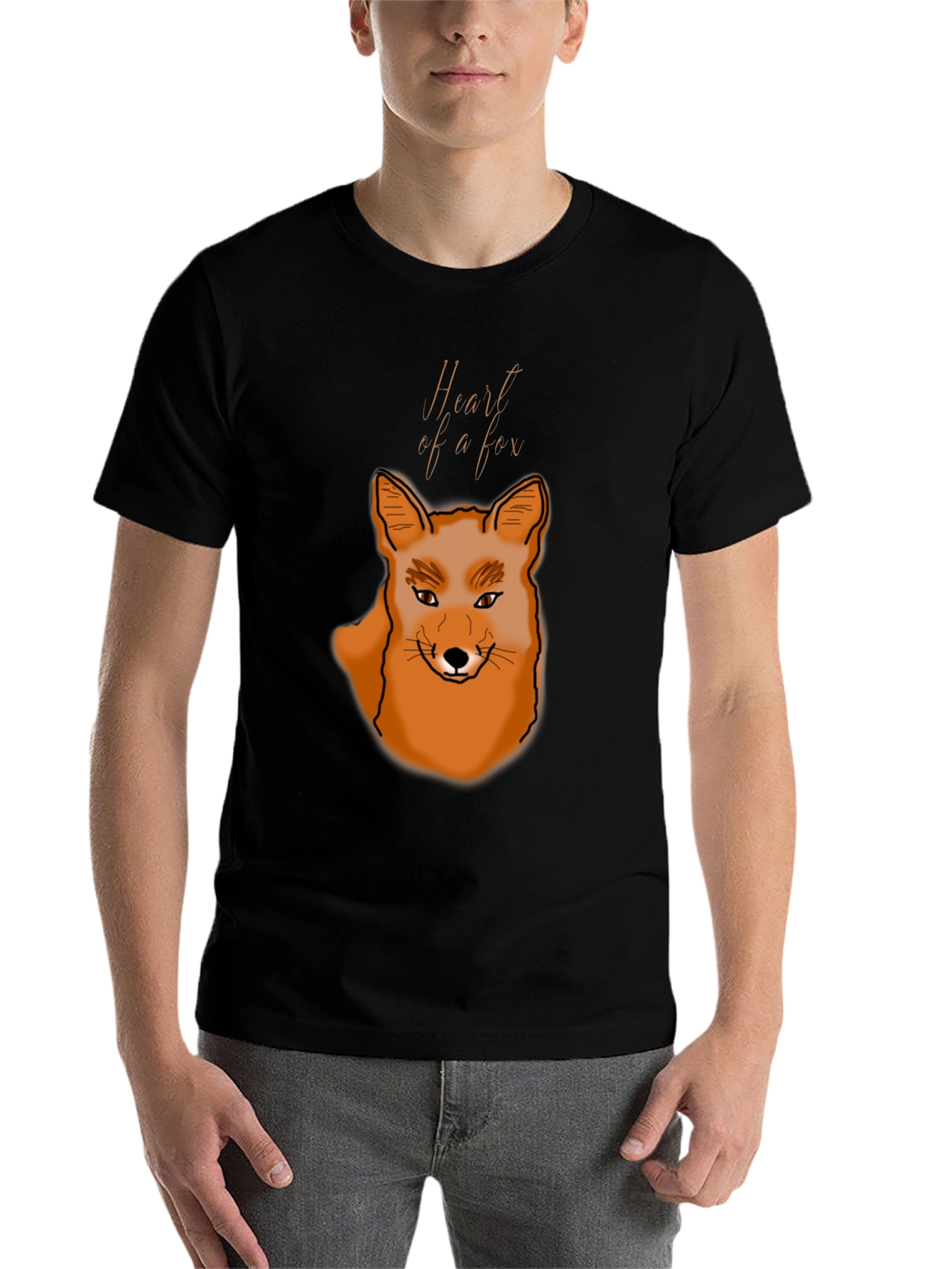 Black Heart of a Fox Graphic Tee view 7