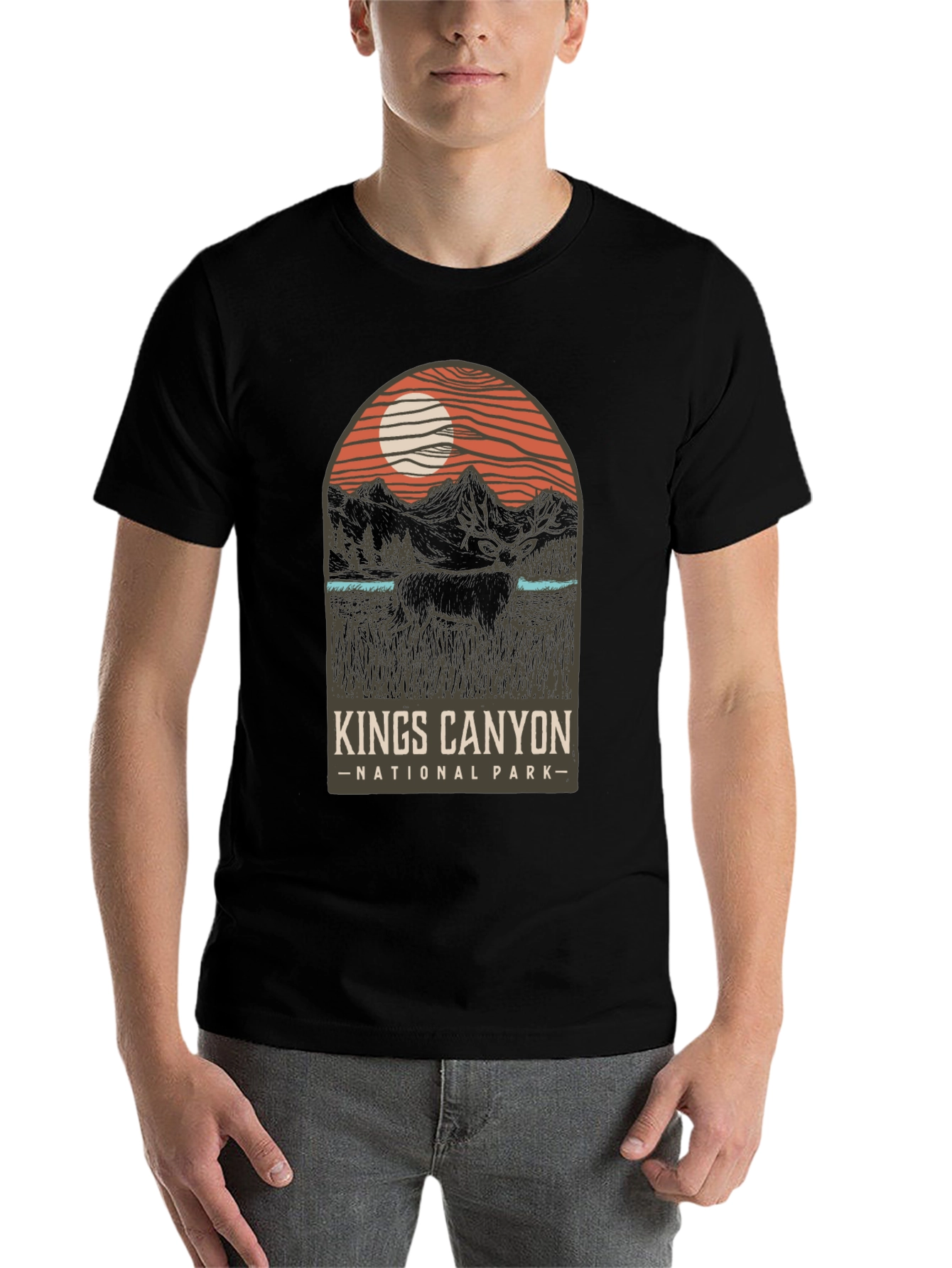 Black Kings Canyon National Park Graphic Tee view 7
