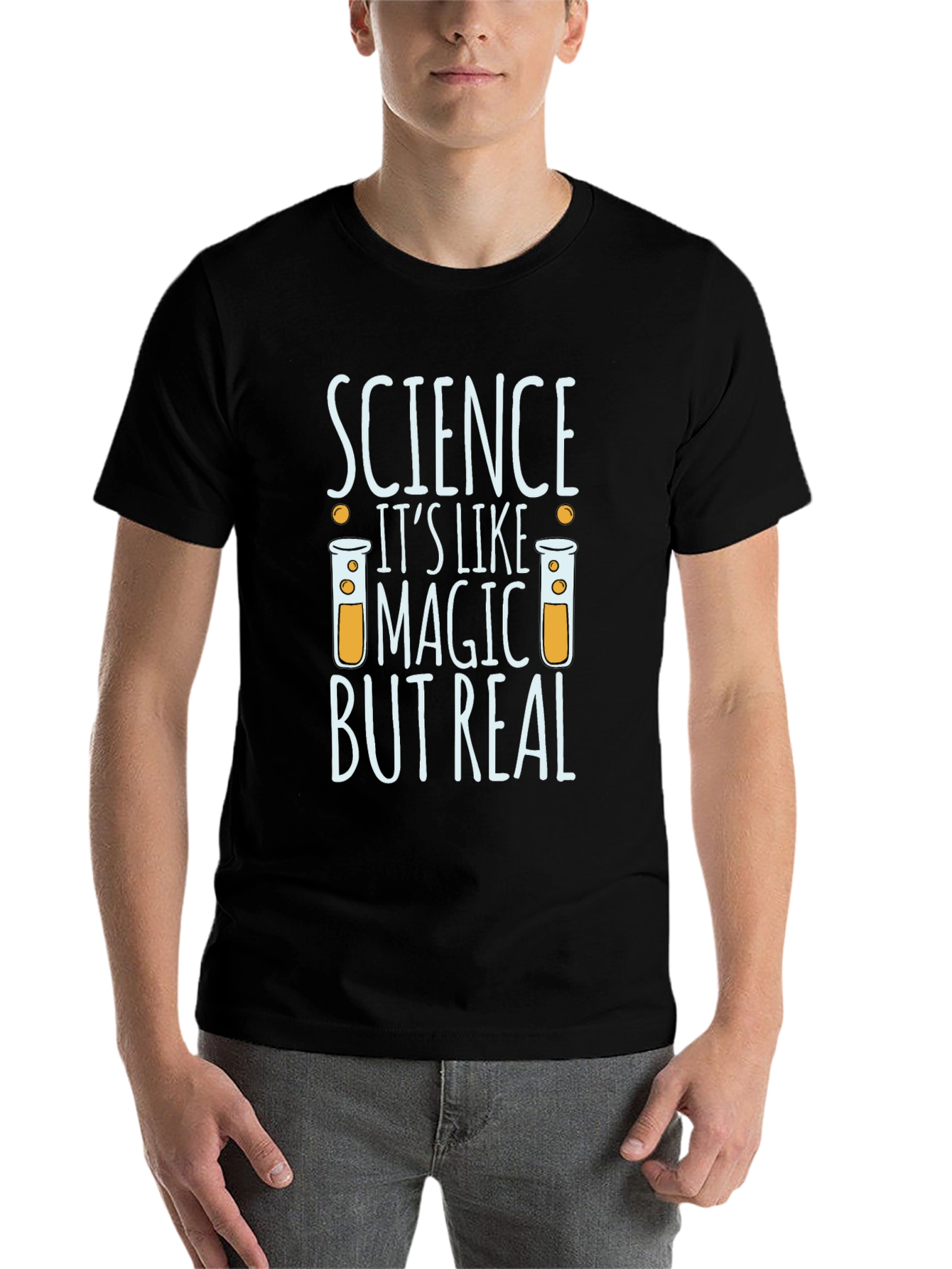 Black Science It's Like Magic But Real T-Shirt view 7