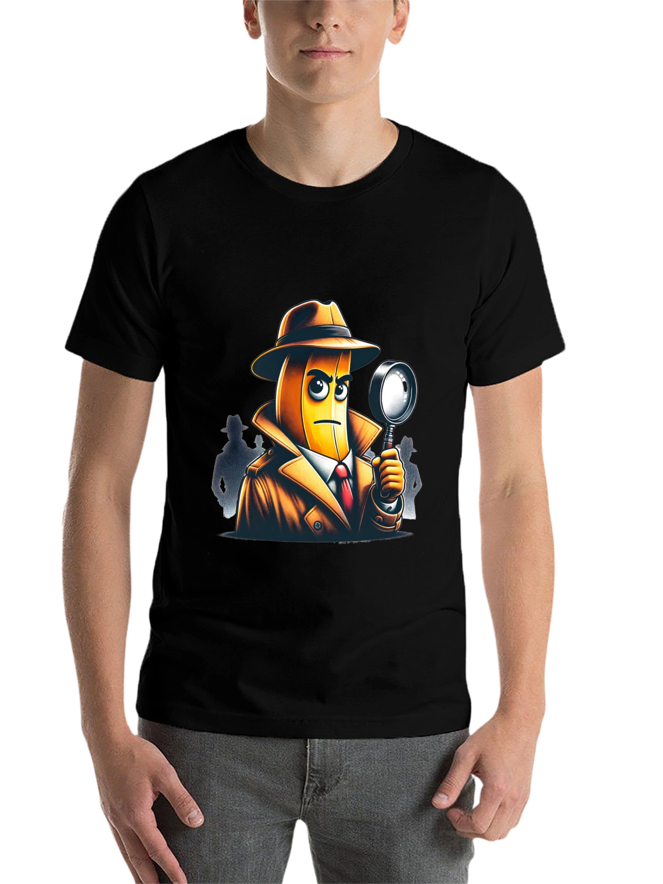 Black Banana Detective T-Shirt view 7
