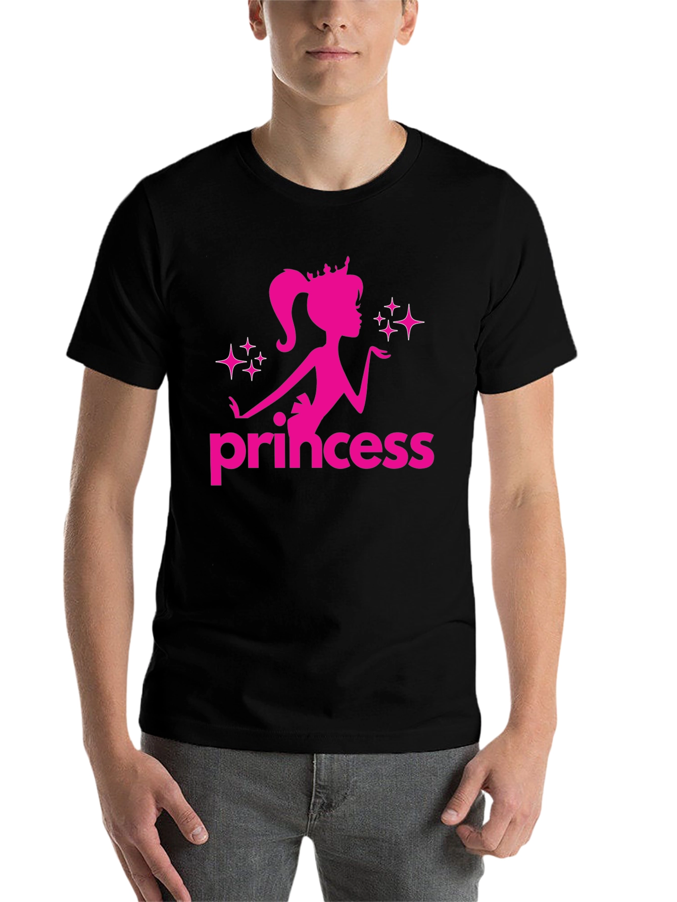 Black Princess Graphic Tee - Fun Fashion view 7