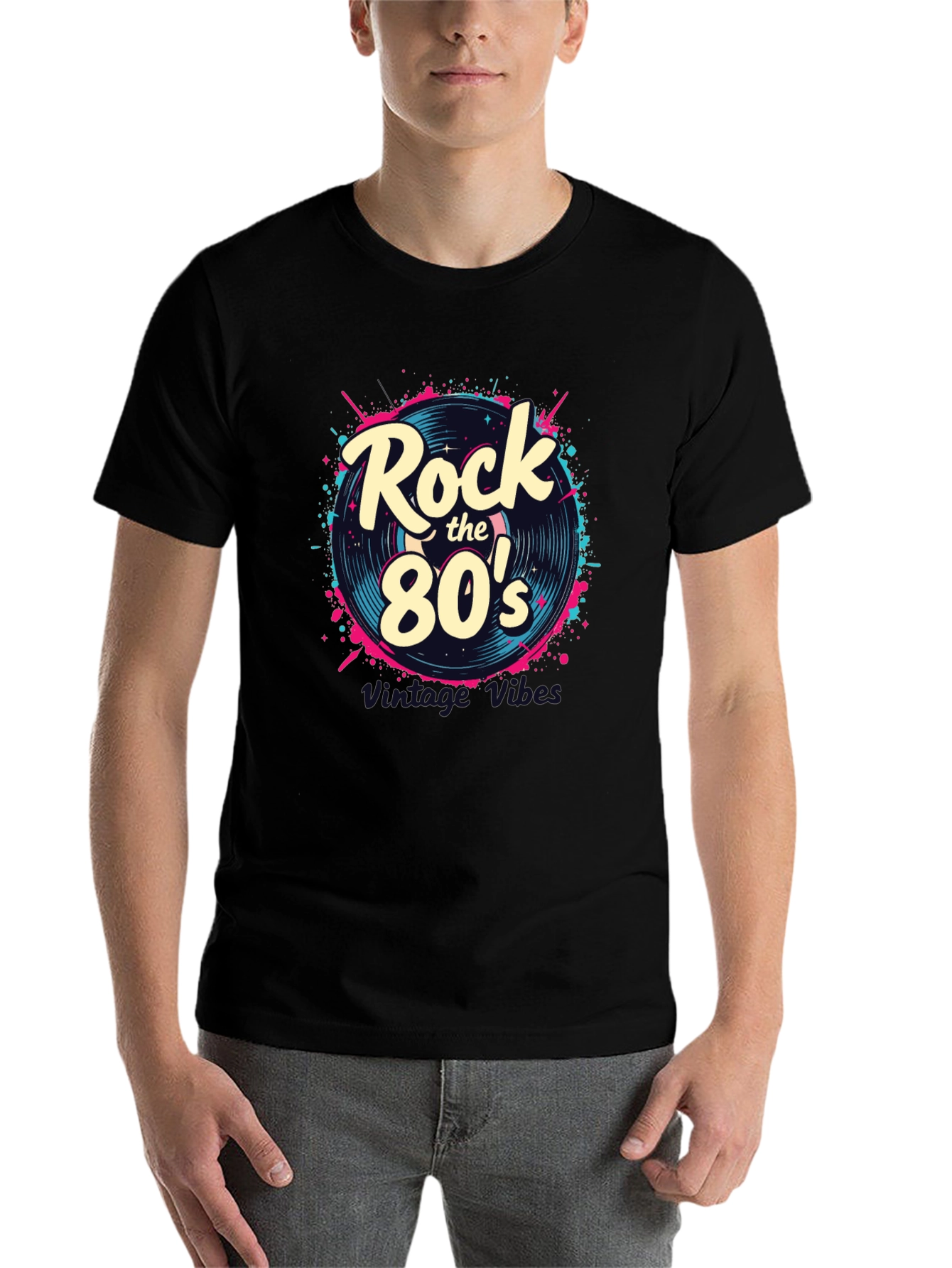 Black Rock the 80's Vintage Graphic Tee view 7
