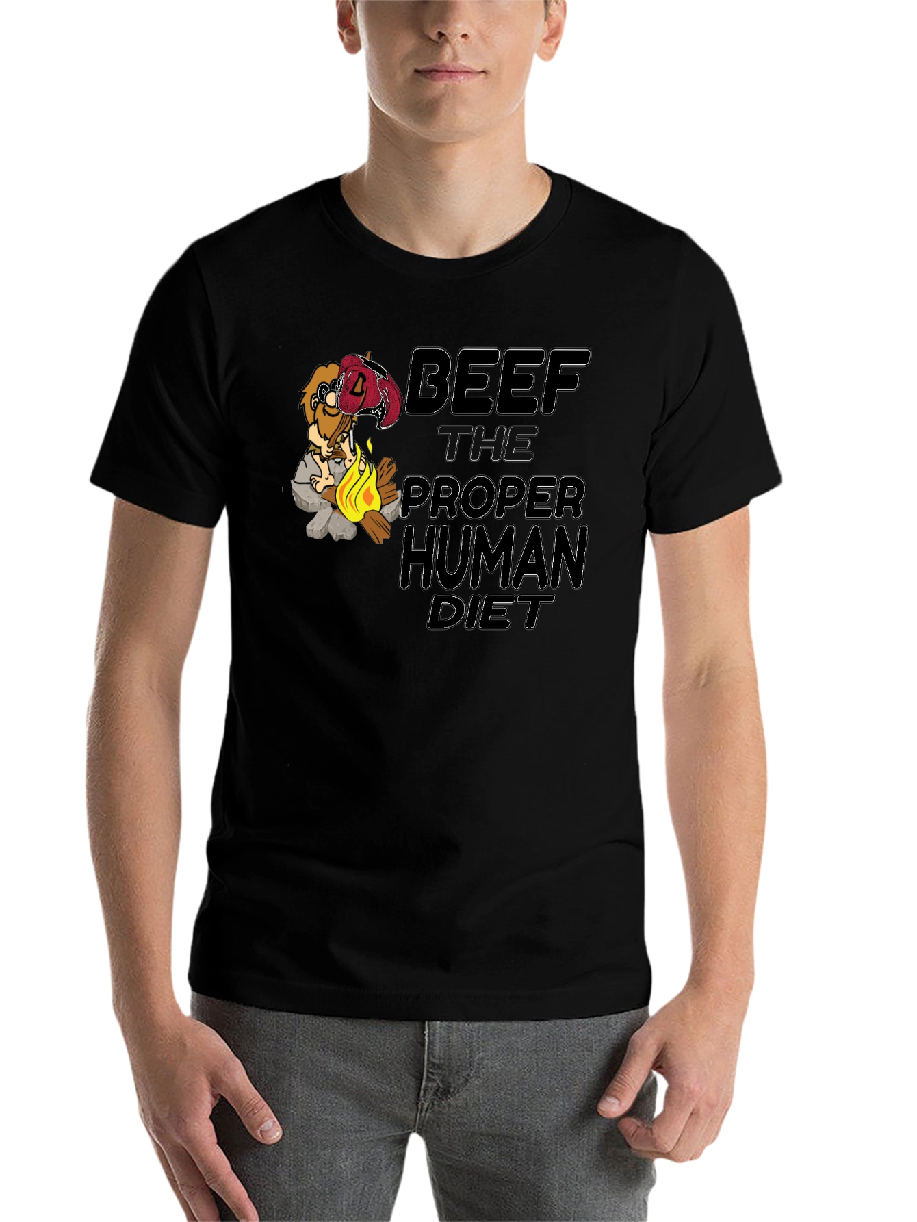 Black Beef: The Proper Human Diet T-Shirt view 7
