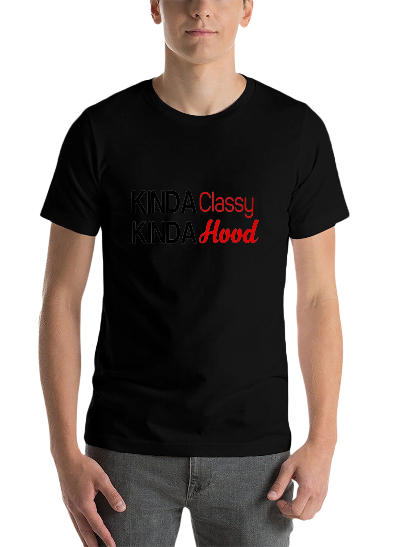Kinda Classy Kinda Hood Graphic T-Shirt - 7