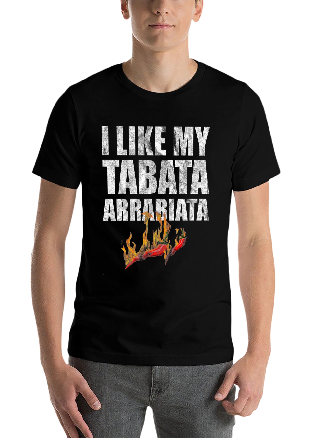 I Like My Tabata Arrabbiata Funny Workout T-Shirt - 7
