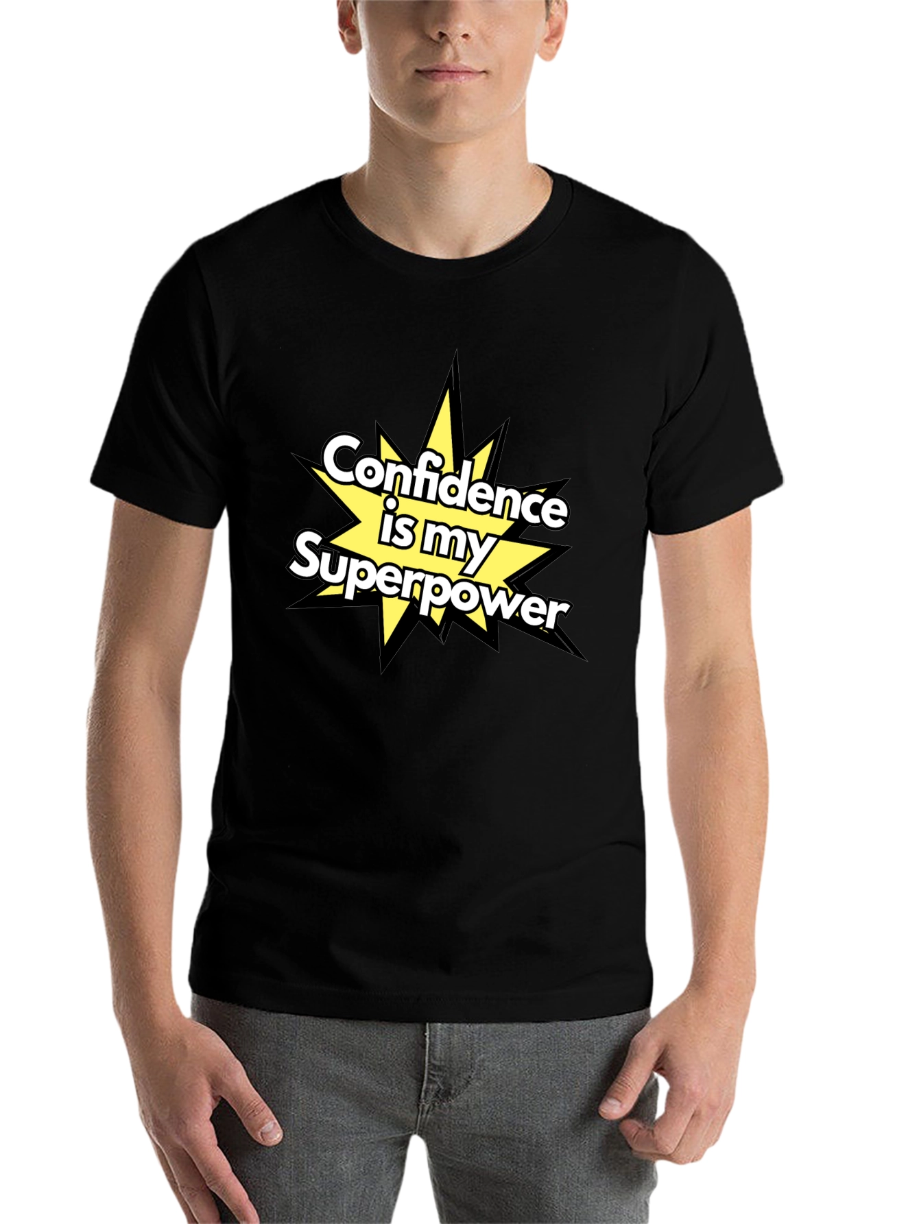 Black Confidence is my Superpower T-Shirt view 7