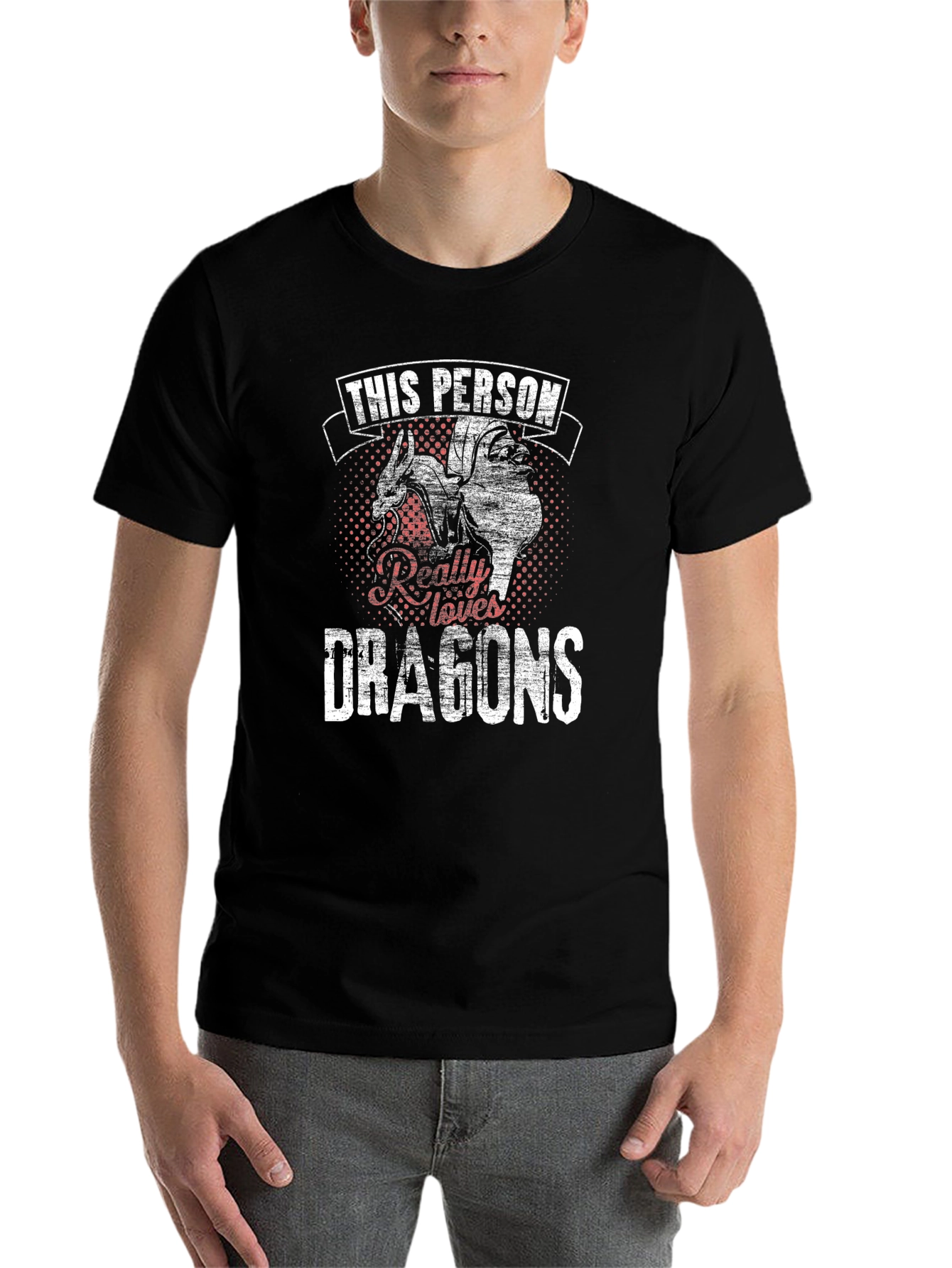 Dragon Lover Graphic Tee - Black - 7
