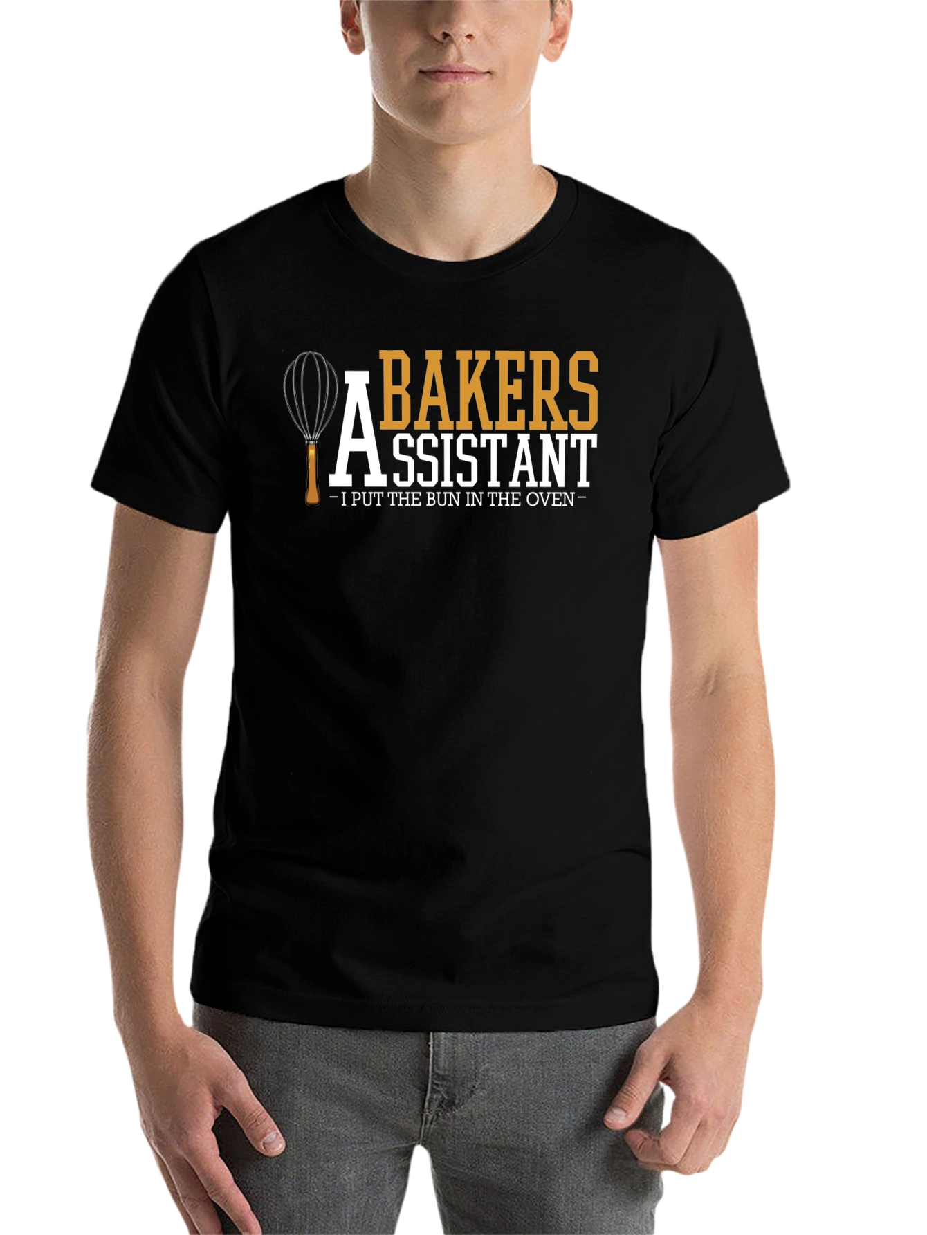 Baker's Assistant T-Shirt - I Put the Bun in the Oven - 7