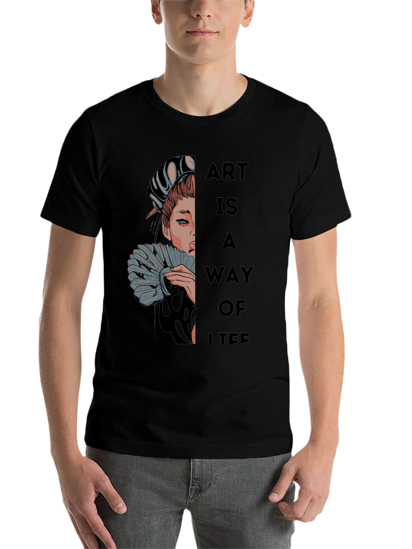 Black Art Is A Way Of Life Graphic Tee view 7