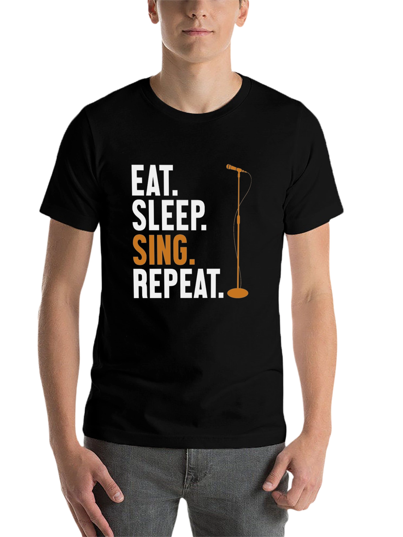 Eat Sleep Sing Repeat T-Shirt - Singer's Lifestyle Tee - 7